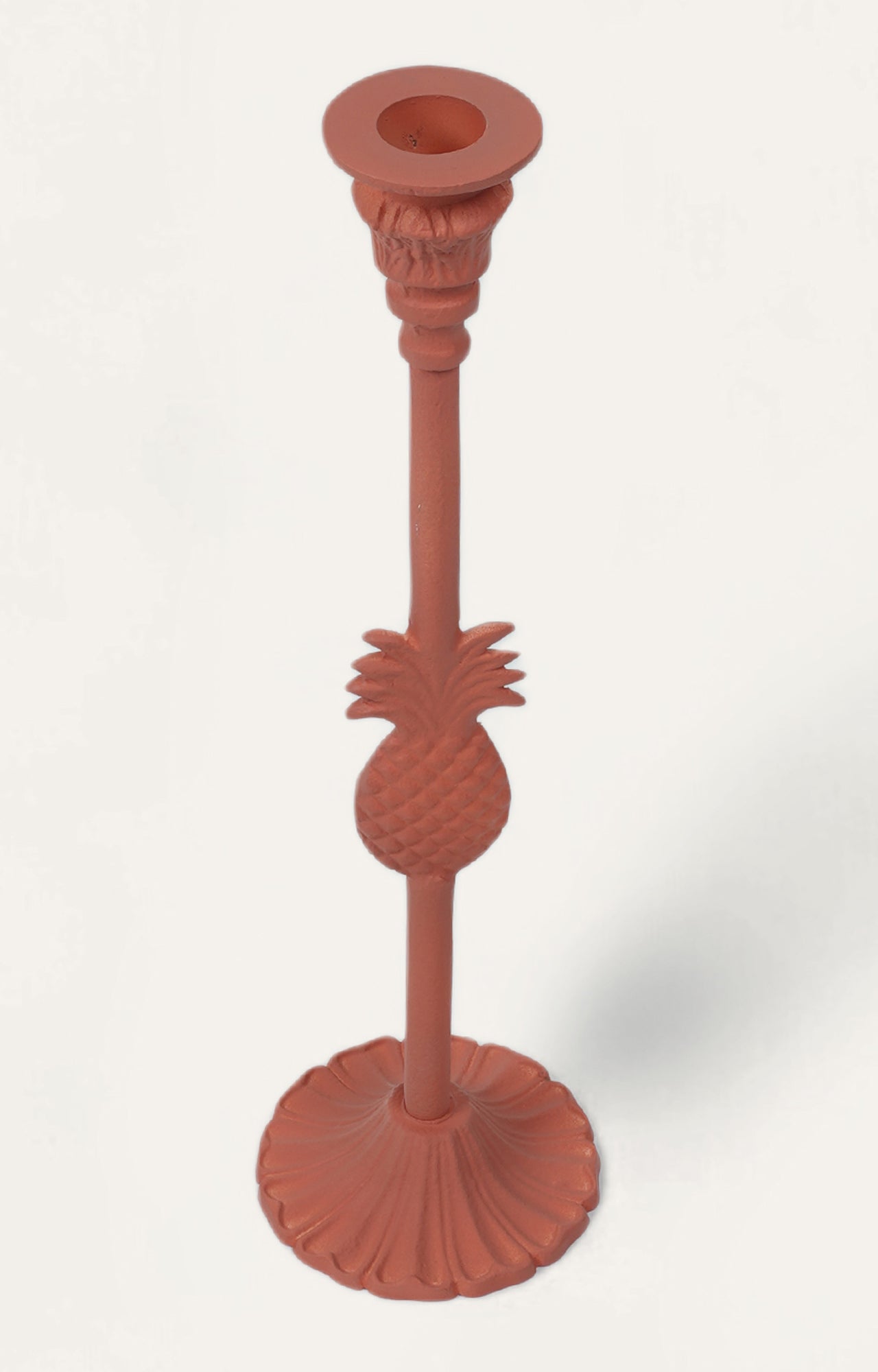 Coral Pineapple Candle Holder