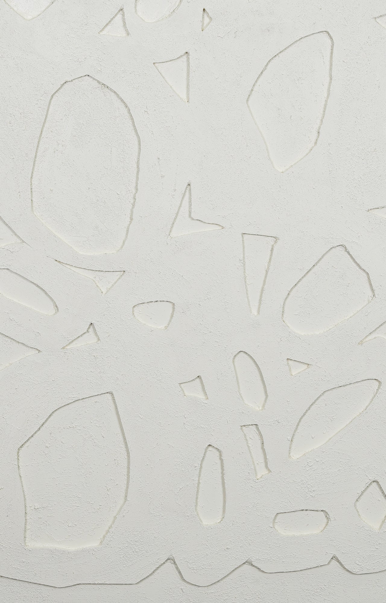 3D Abstract Relief Art with Frame