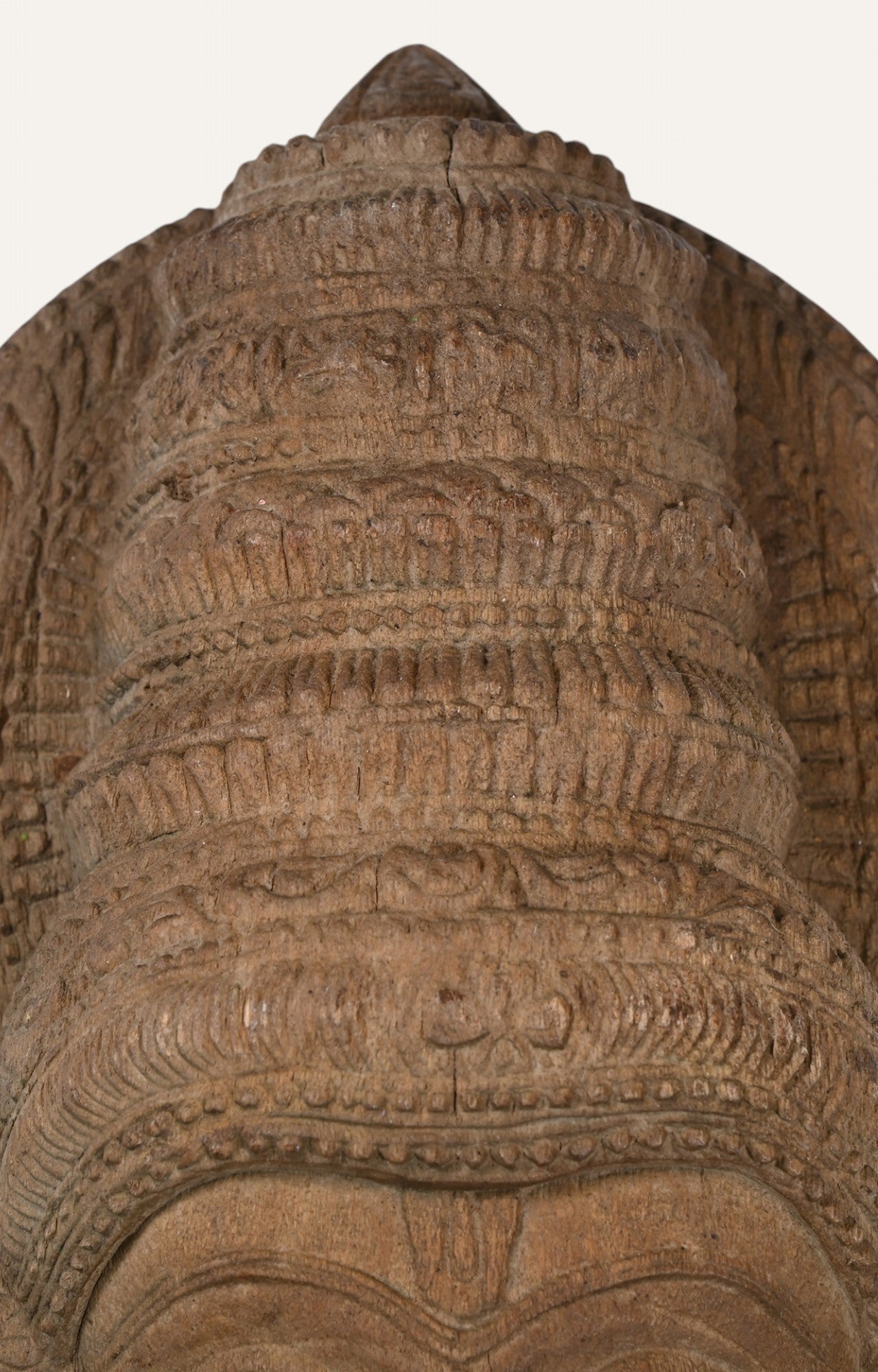 Traditional Hand-Carved Wooden Wall Mask