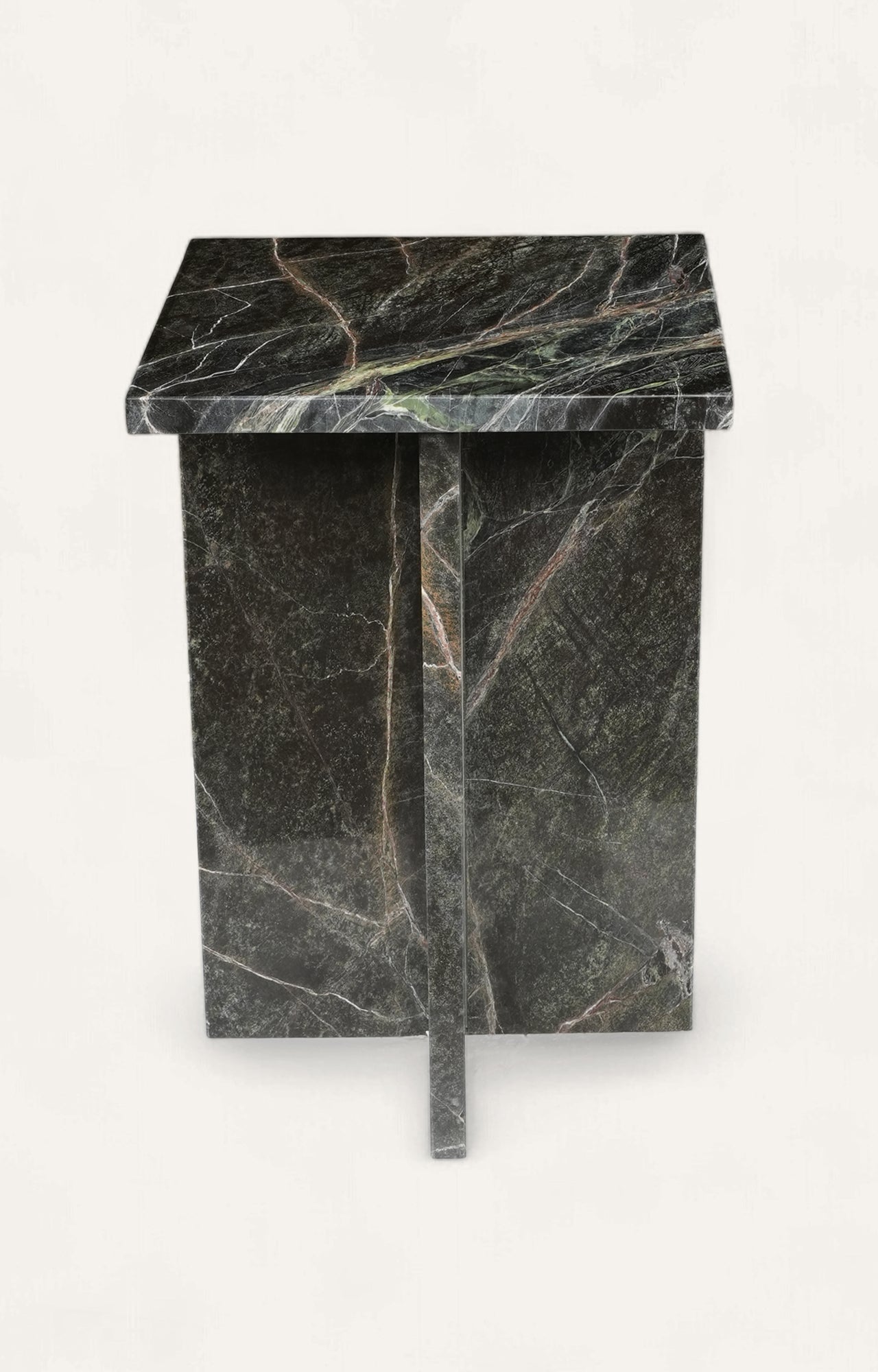 Modern Black Marble Accent Table