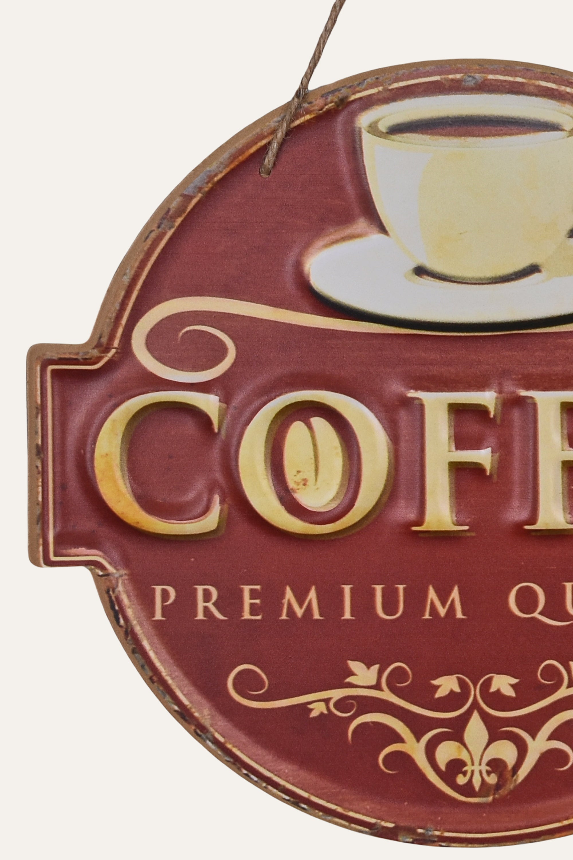 Delecious Coffe Metal Wall Art