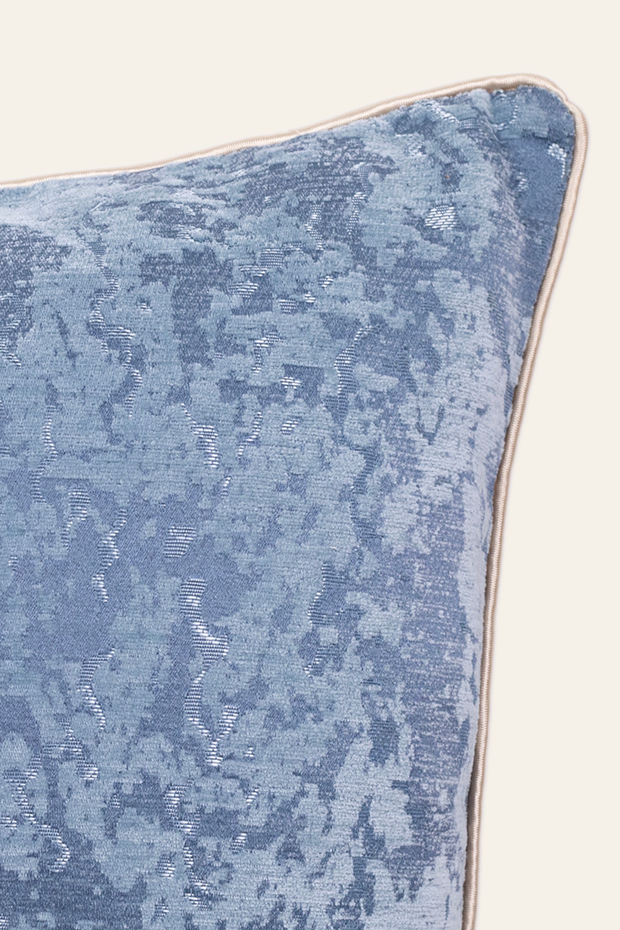 Light Blue Textured Scatter Cushion for Bedroom