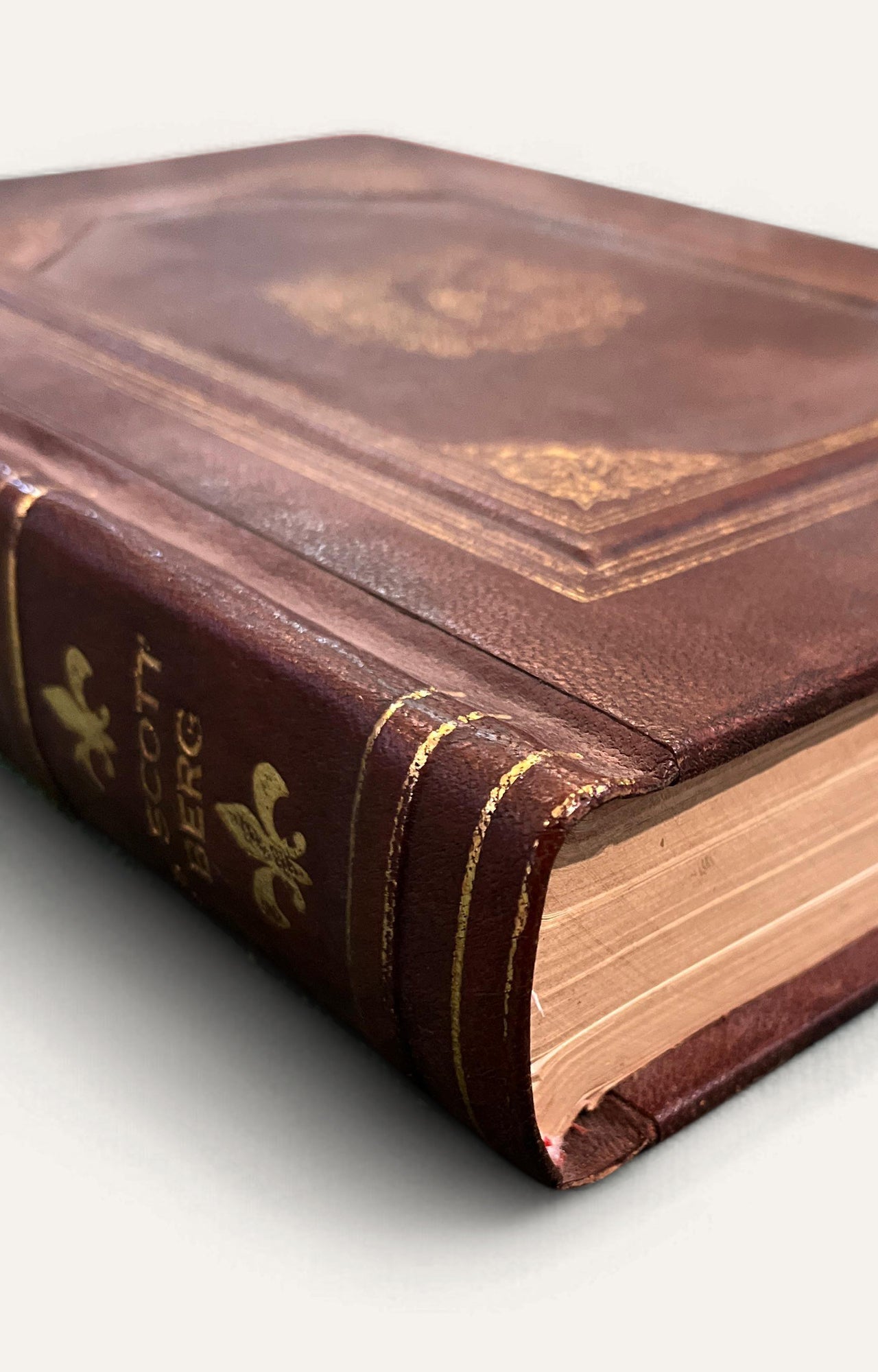 Vintage Faux Leather Book