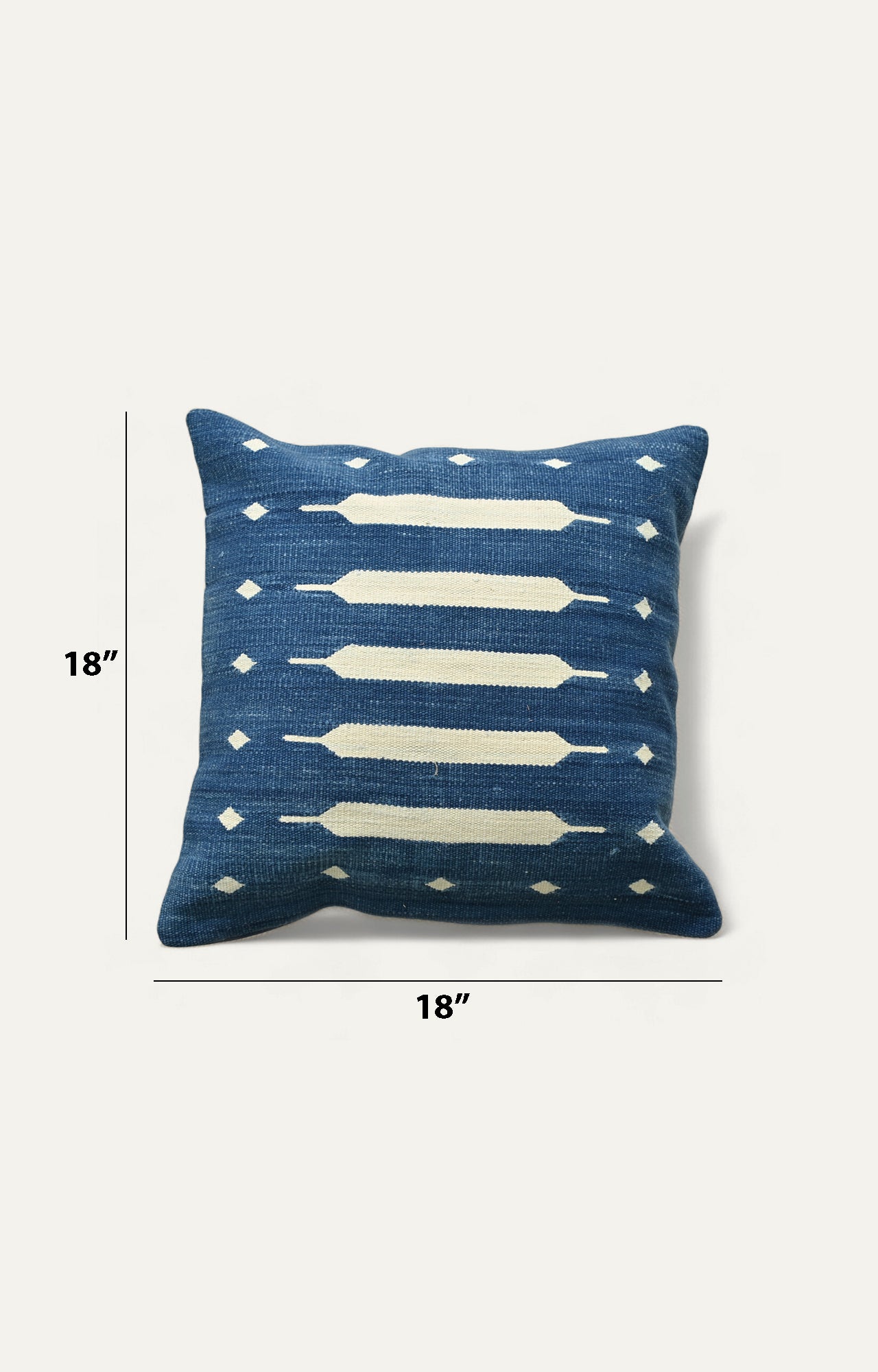 Blue Handmade Cushion Cover