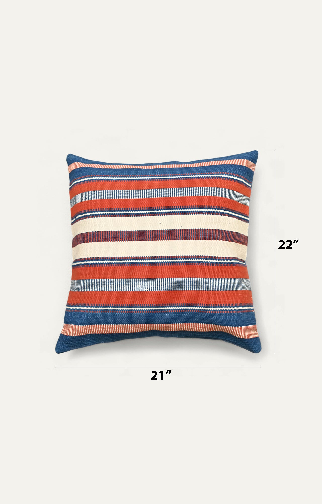 Warm Striped Cushion Cover