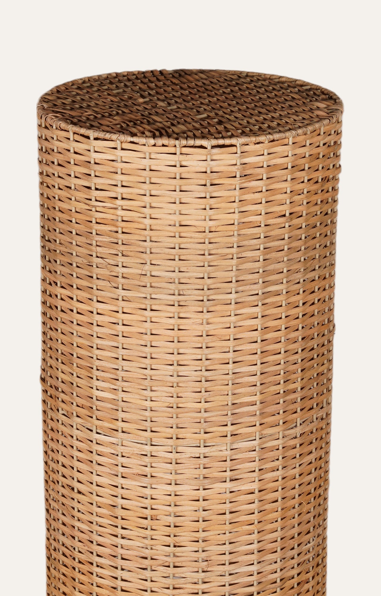 Sculptural Natural Cane Planter - Tall