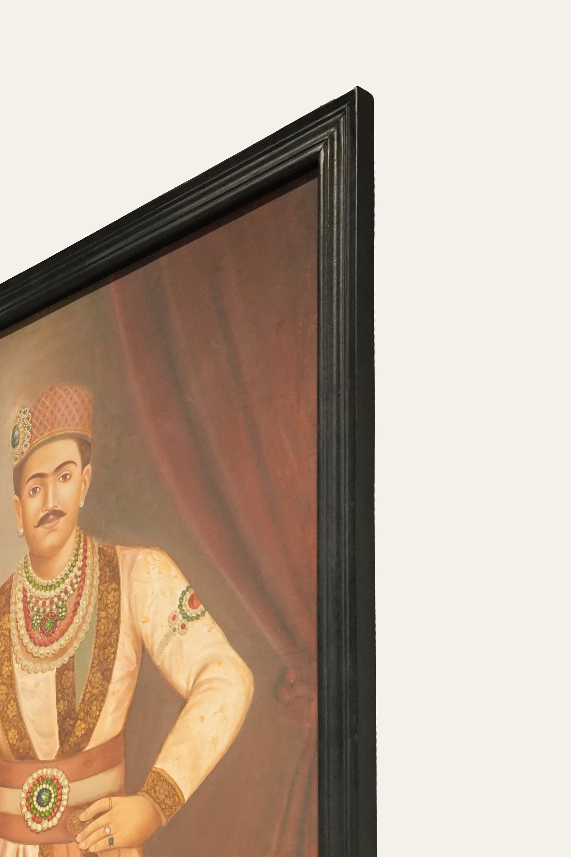 Royal Indian Maharaja Oil Painting