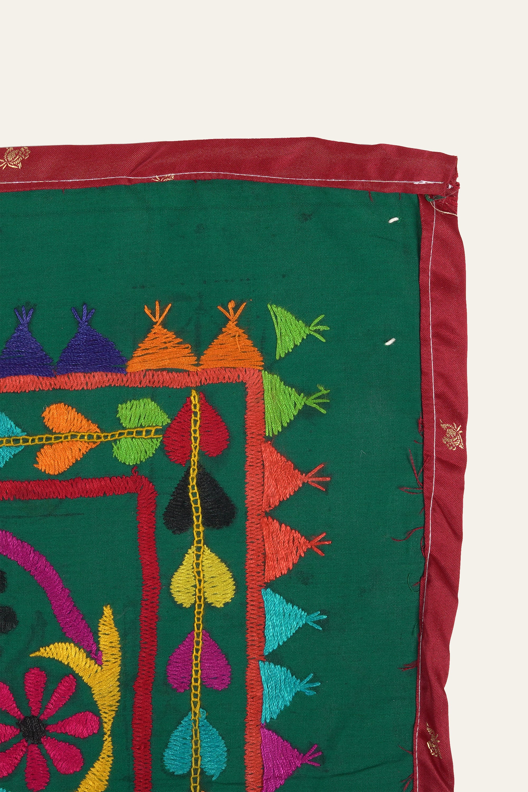 Tribal Animal & Folk Motif KutchTextile Panel