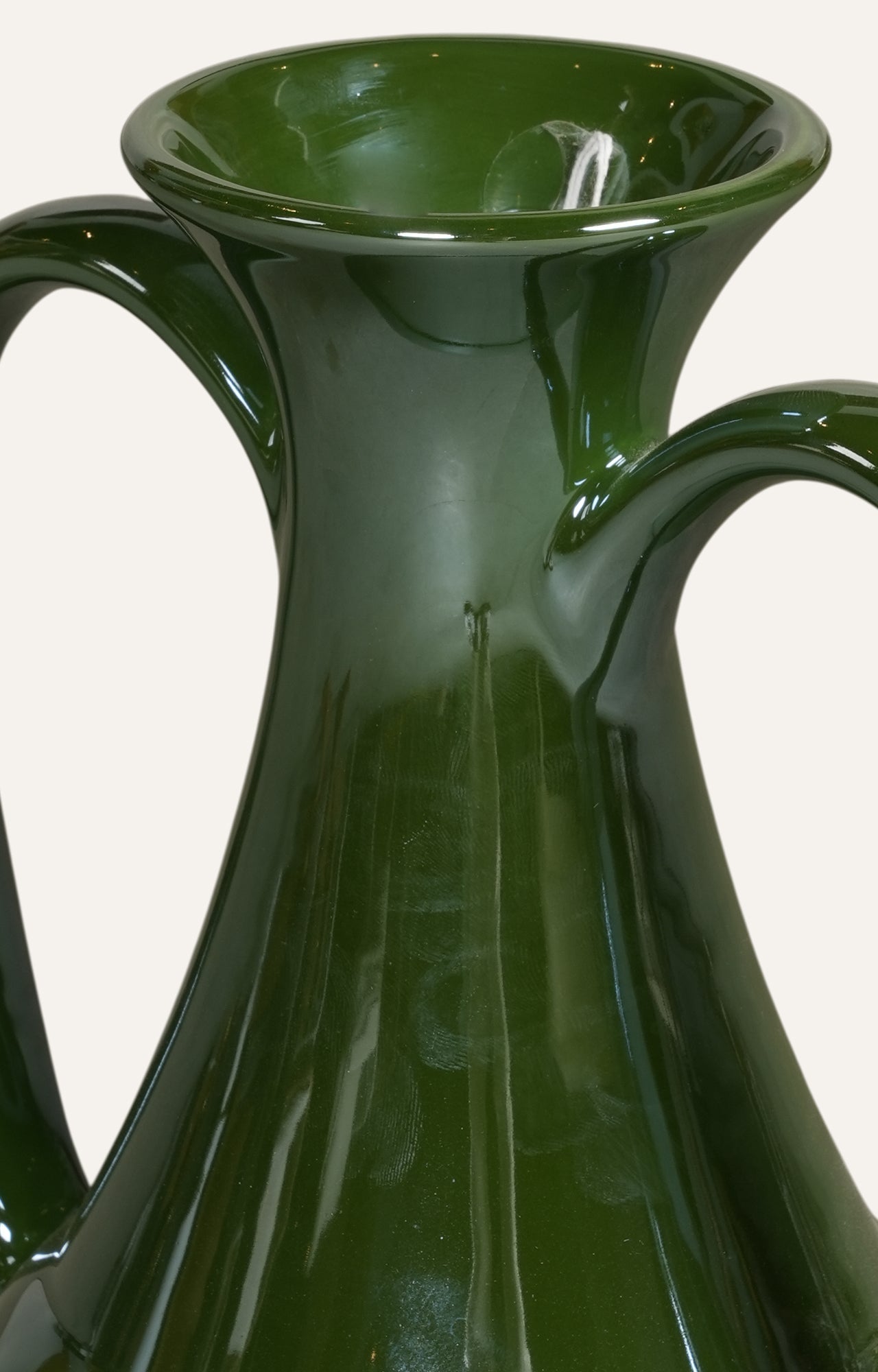 Ceramic Twin-Handle Art Vase