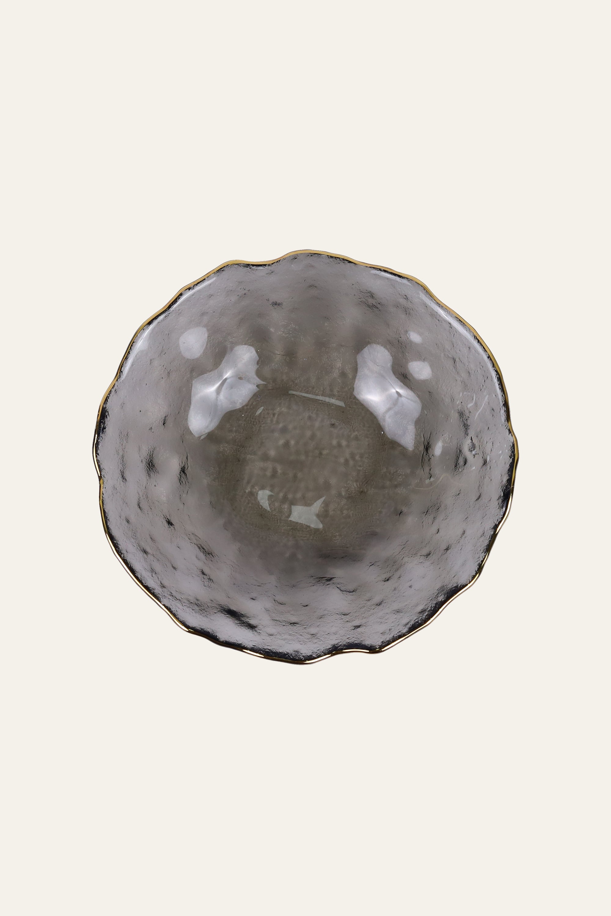 Smoky Grey Textured Bowl