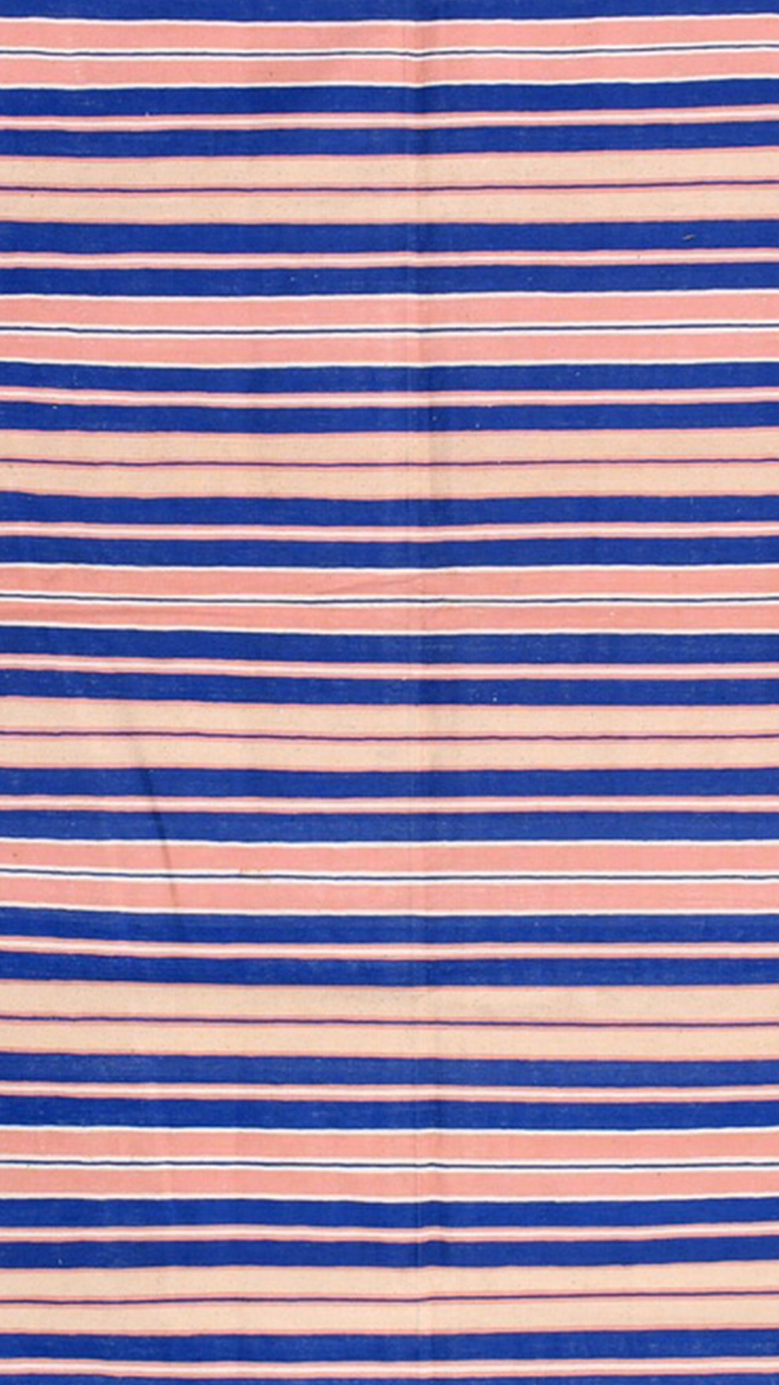 Vibrant Striped  Cotton Rug
