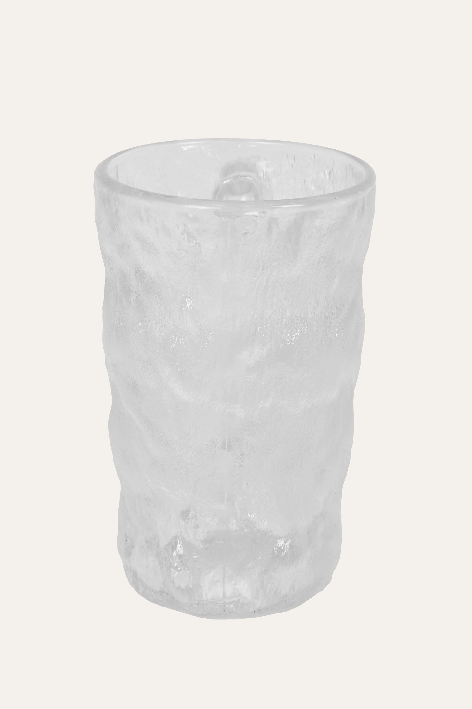 Texture Glass Beer Mug with Handle | Luxury Barware