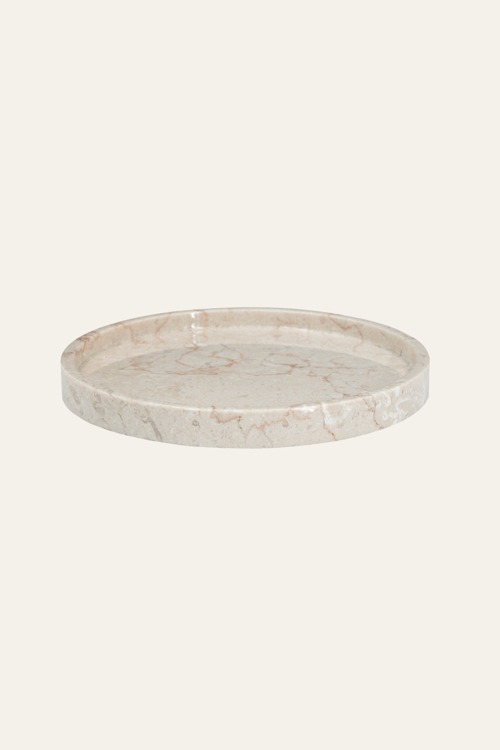 Round Marble Tray for Kitchens