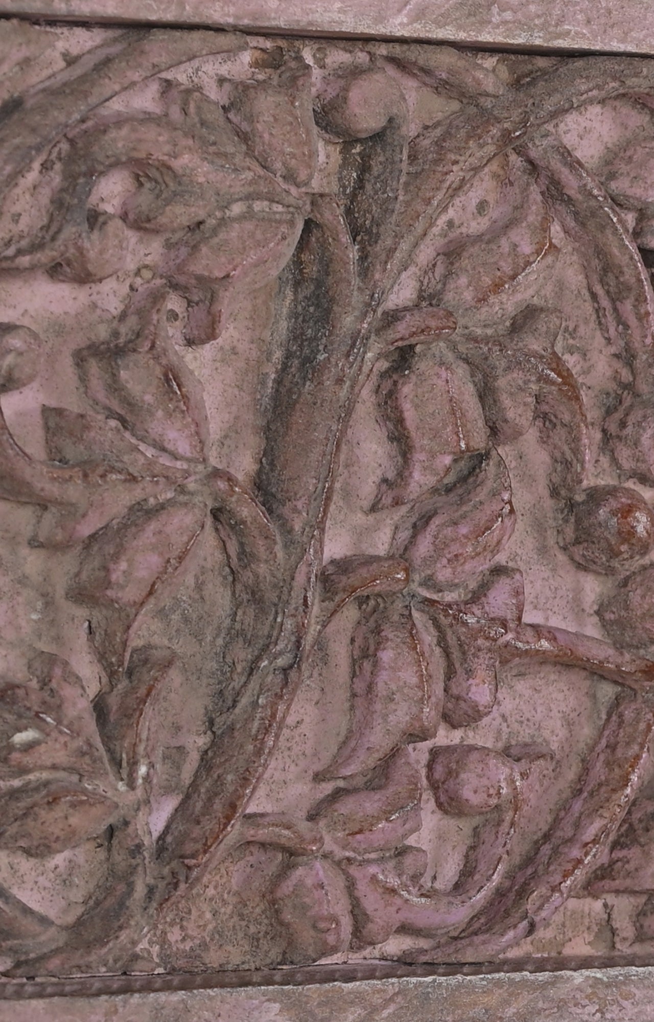 Rosewood Floral Panel with Centre Medallion