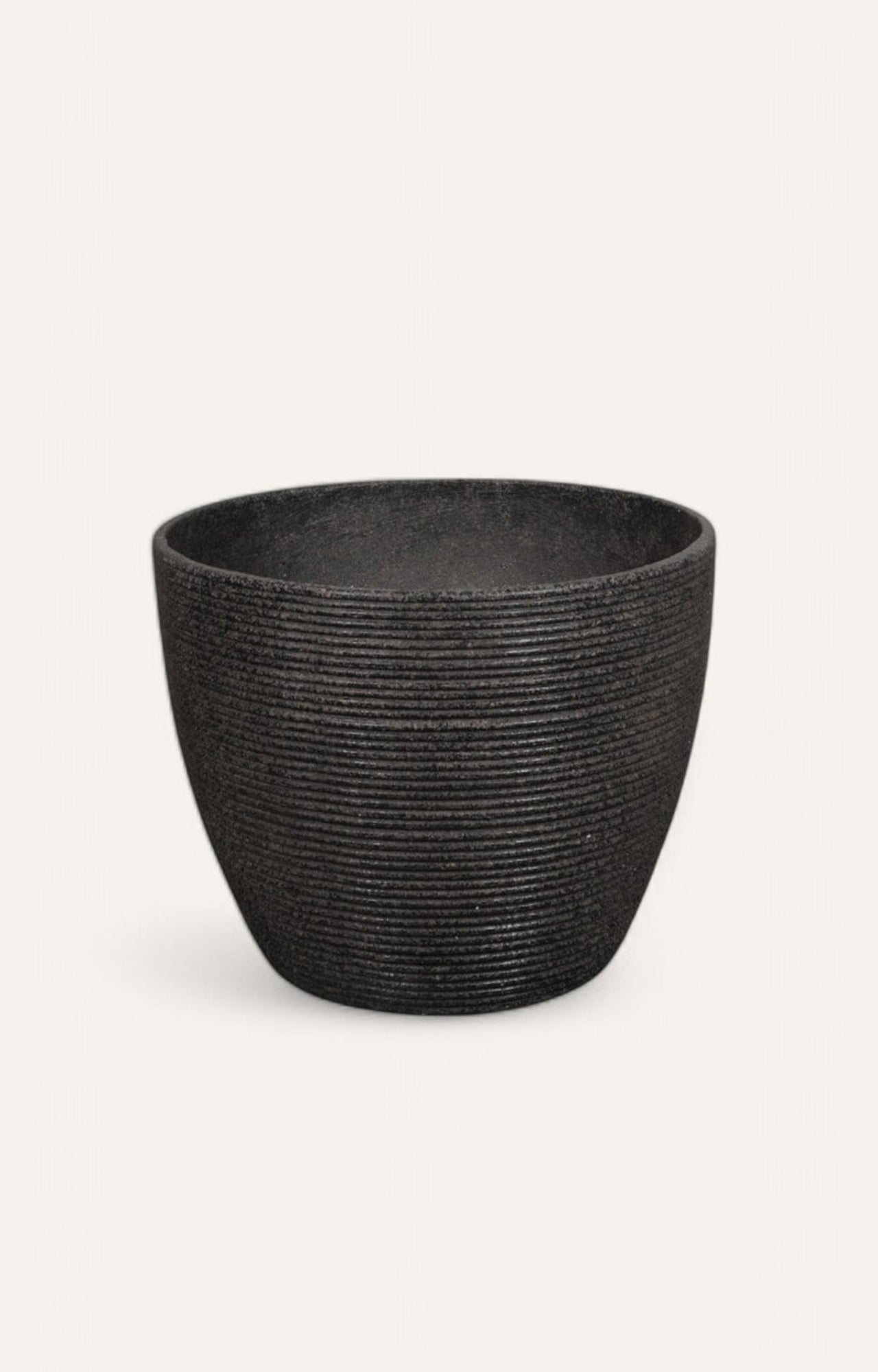 Matte Charcoal Planter – Small