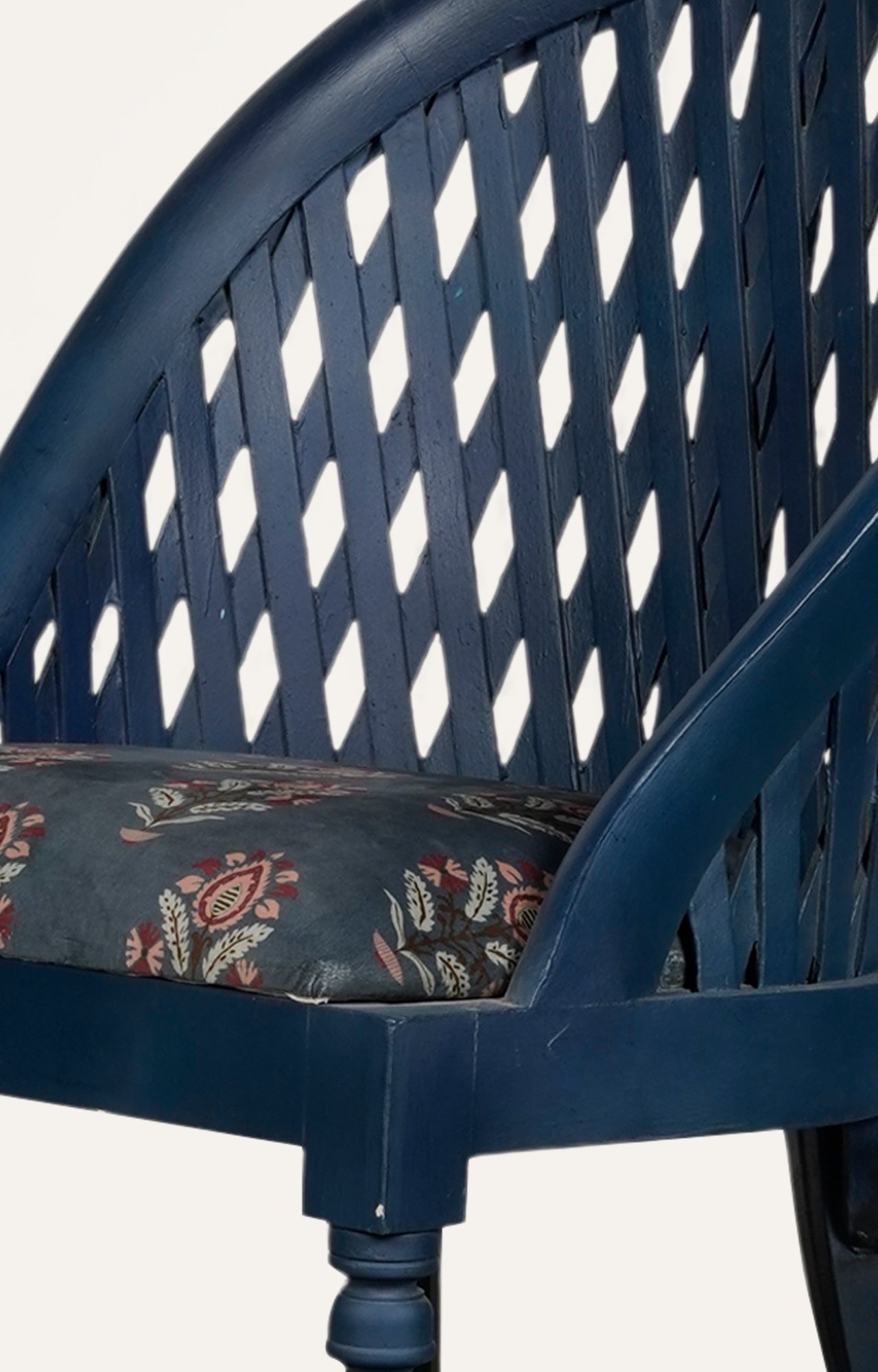 Contemporary Outdoor Armchair in Blue
