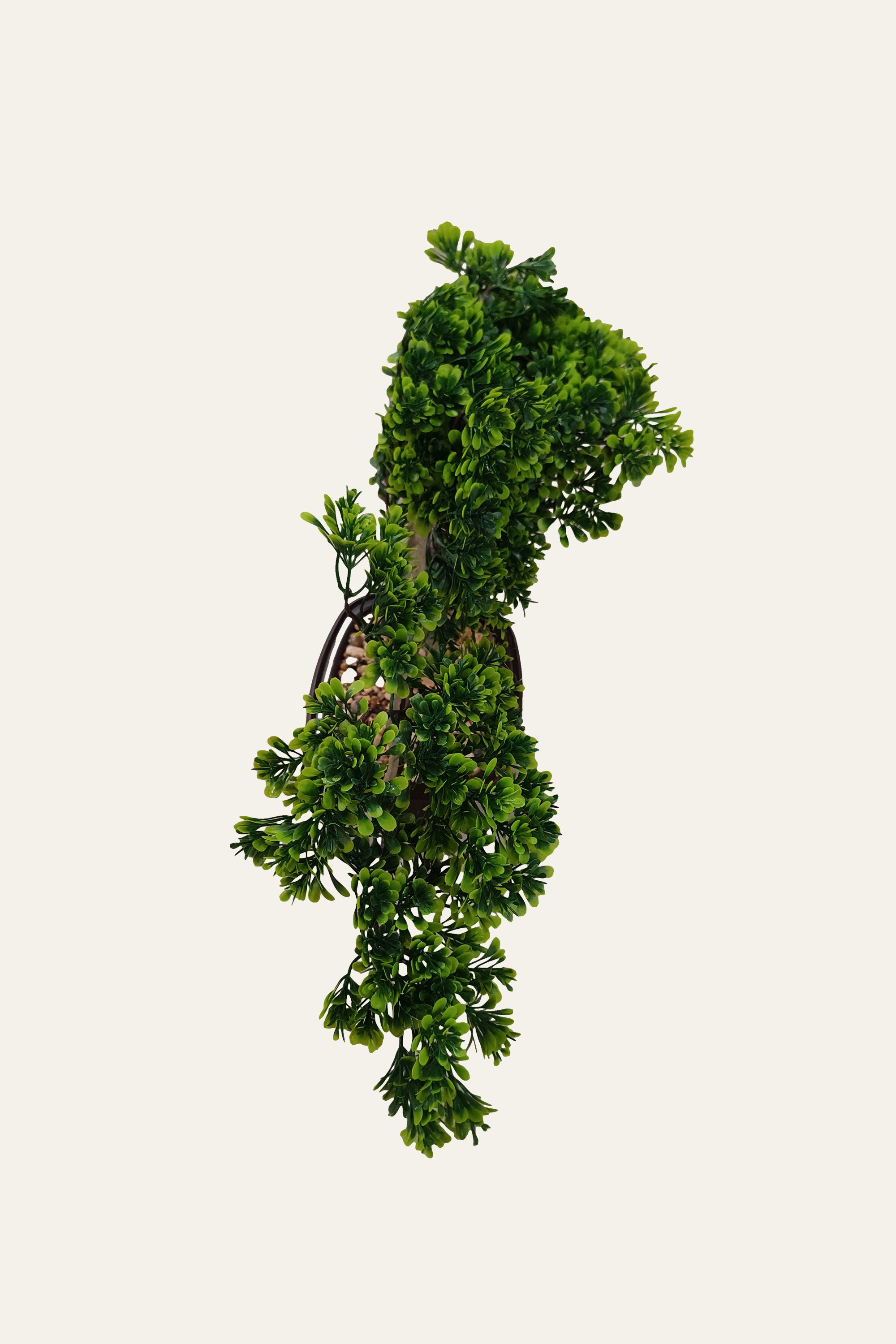 Artificial Bonsai Tree in Gold Pot