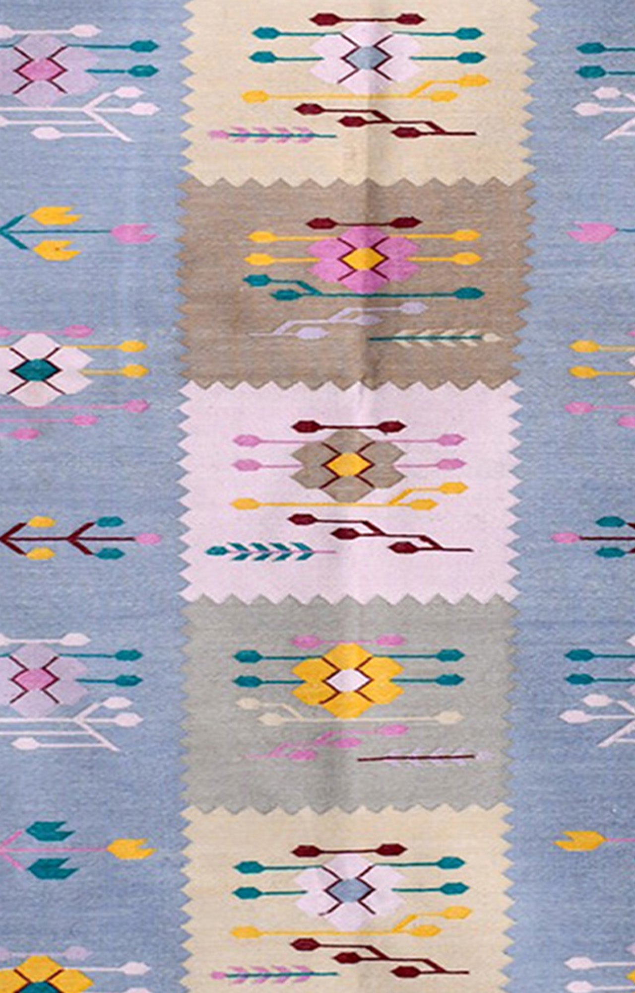 Floral Cascade Cotton Runner