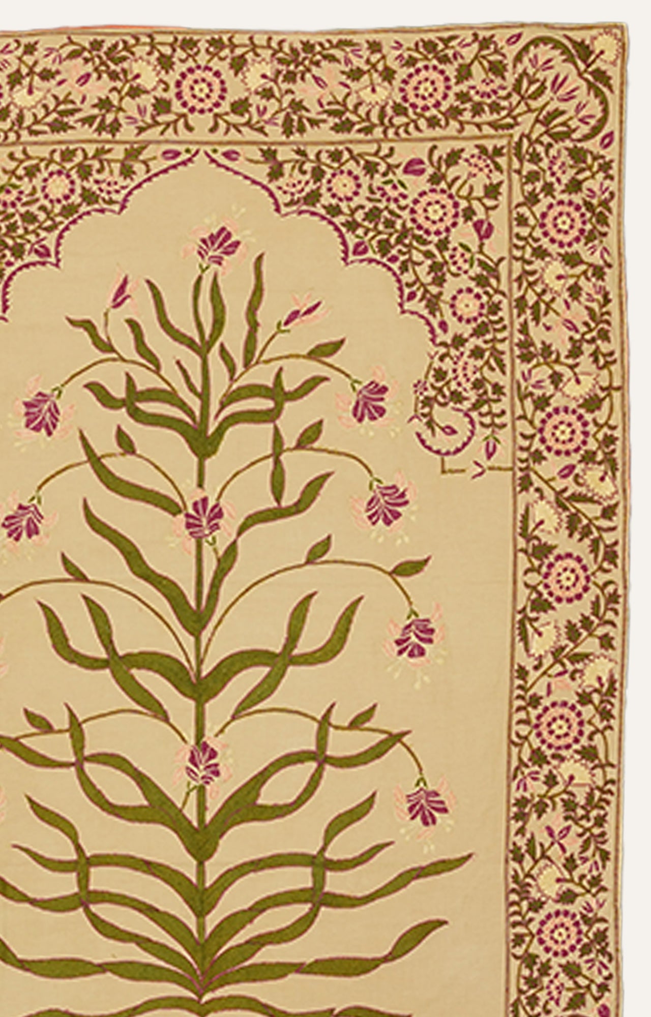 Tranquil Hand-Embroidered Pichwai