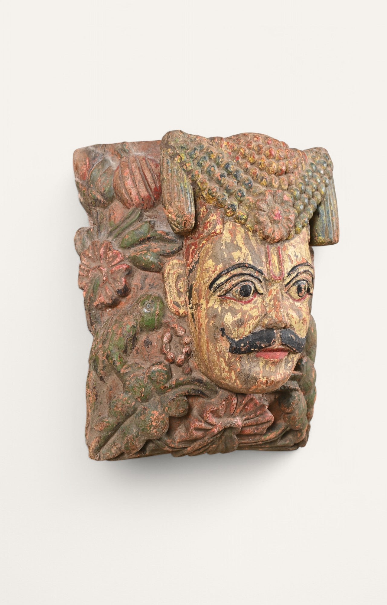 Traditionl Teak Wood Wall Sculpture