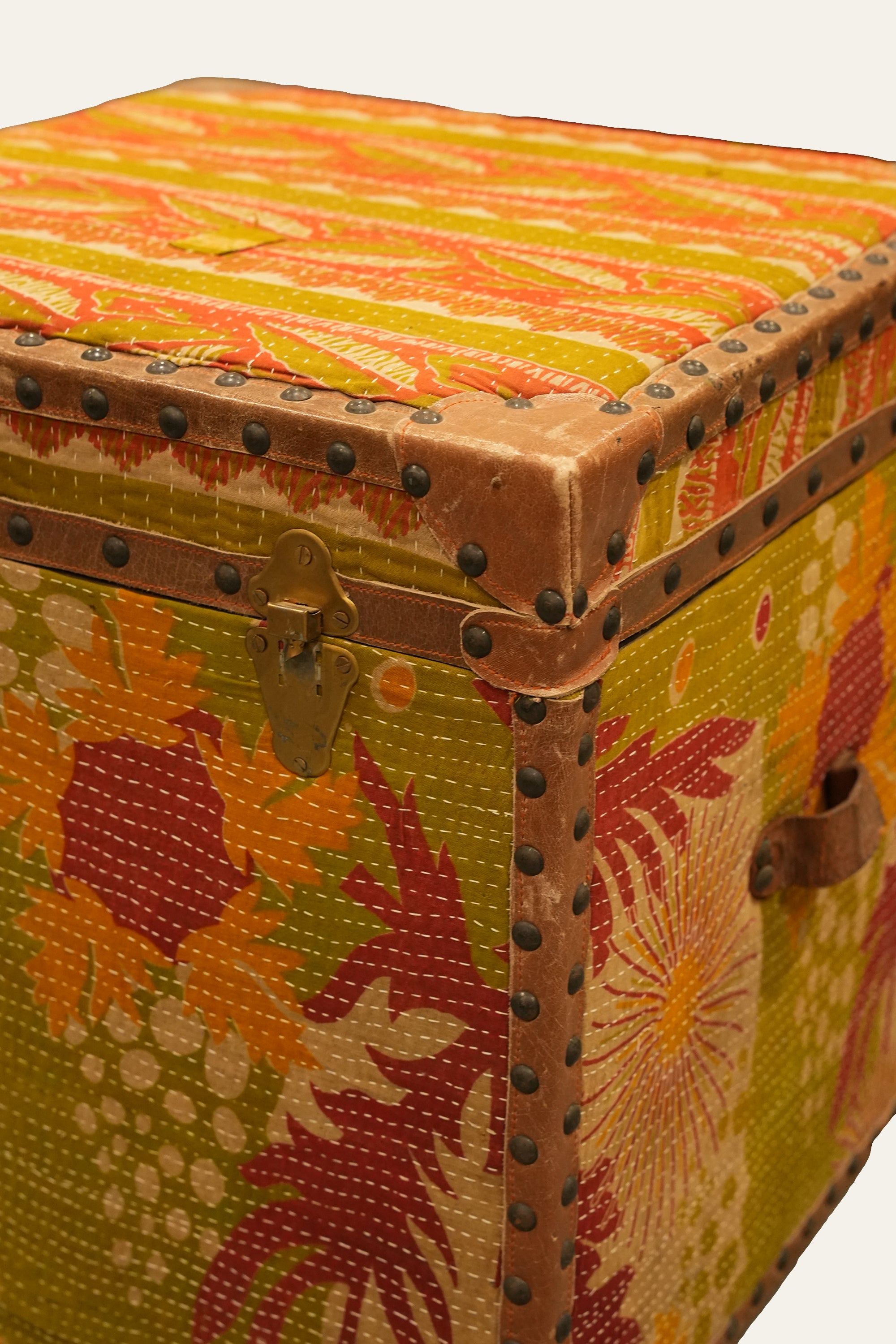 Floral Ralli Fabric Trunk for Storage