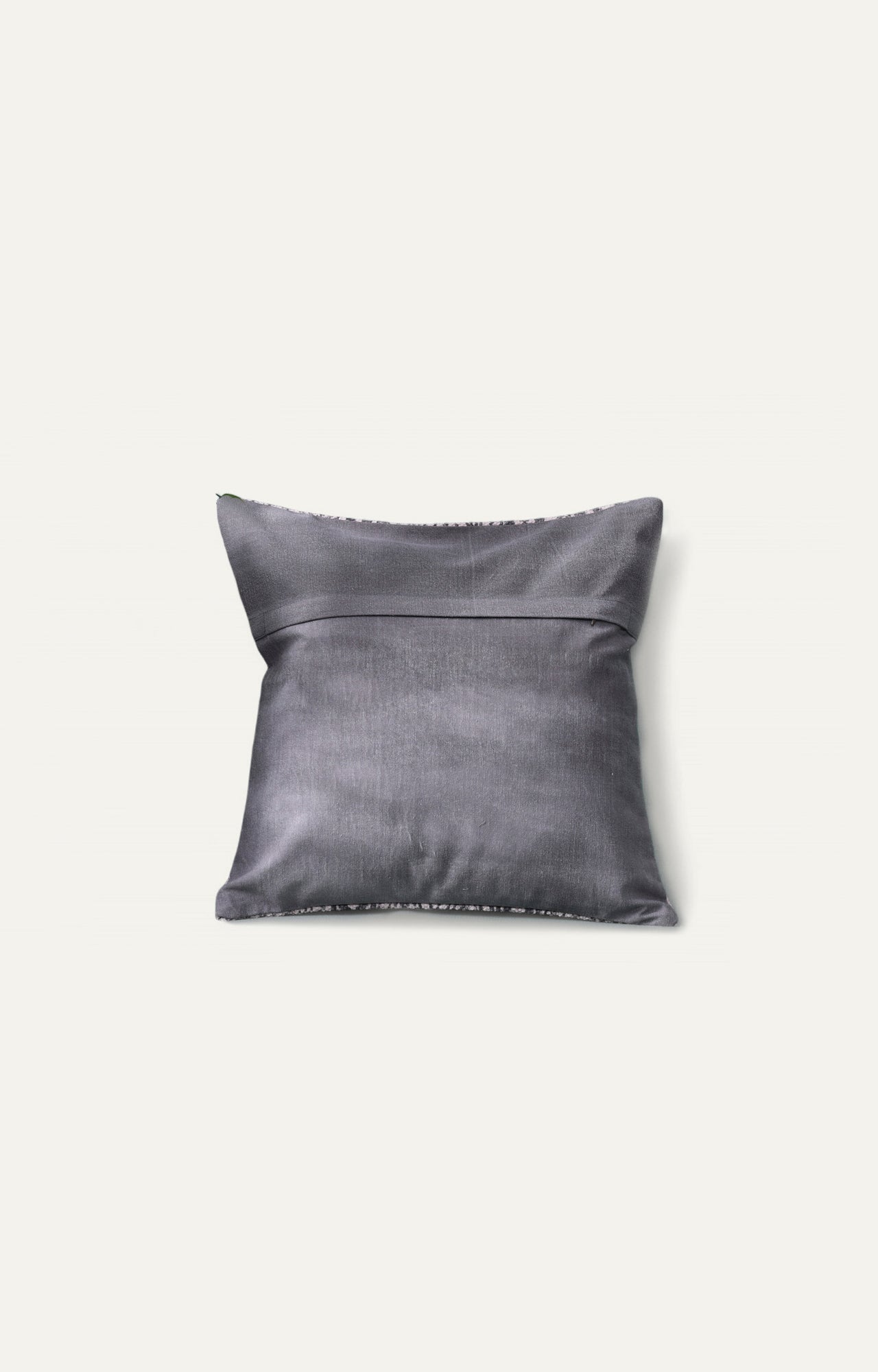 Black Diamond Pattern Cotton Cushion Cover