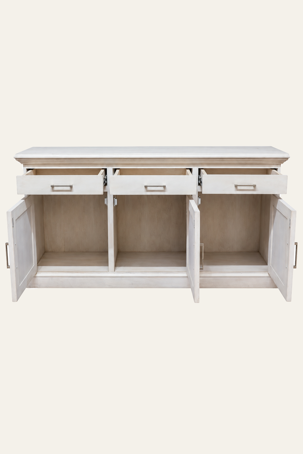 3 drawer 3 door sideboard cabinet