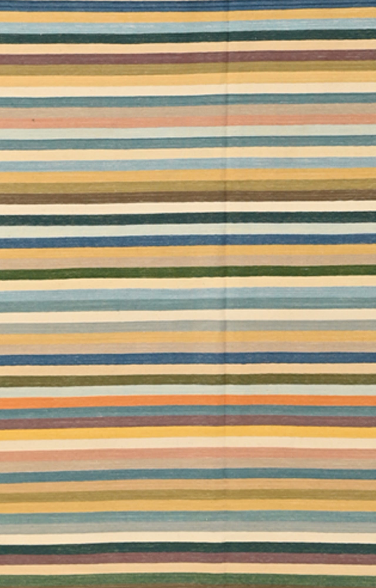 Vibrant Wave Cotton Rug