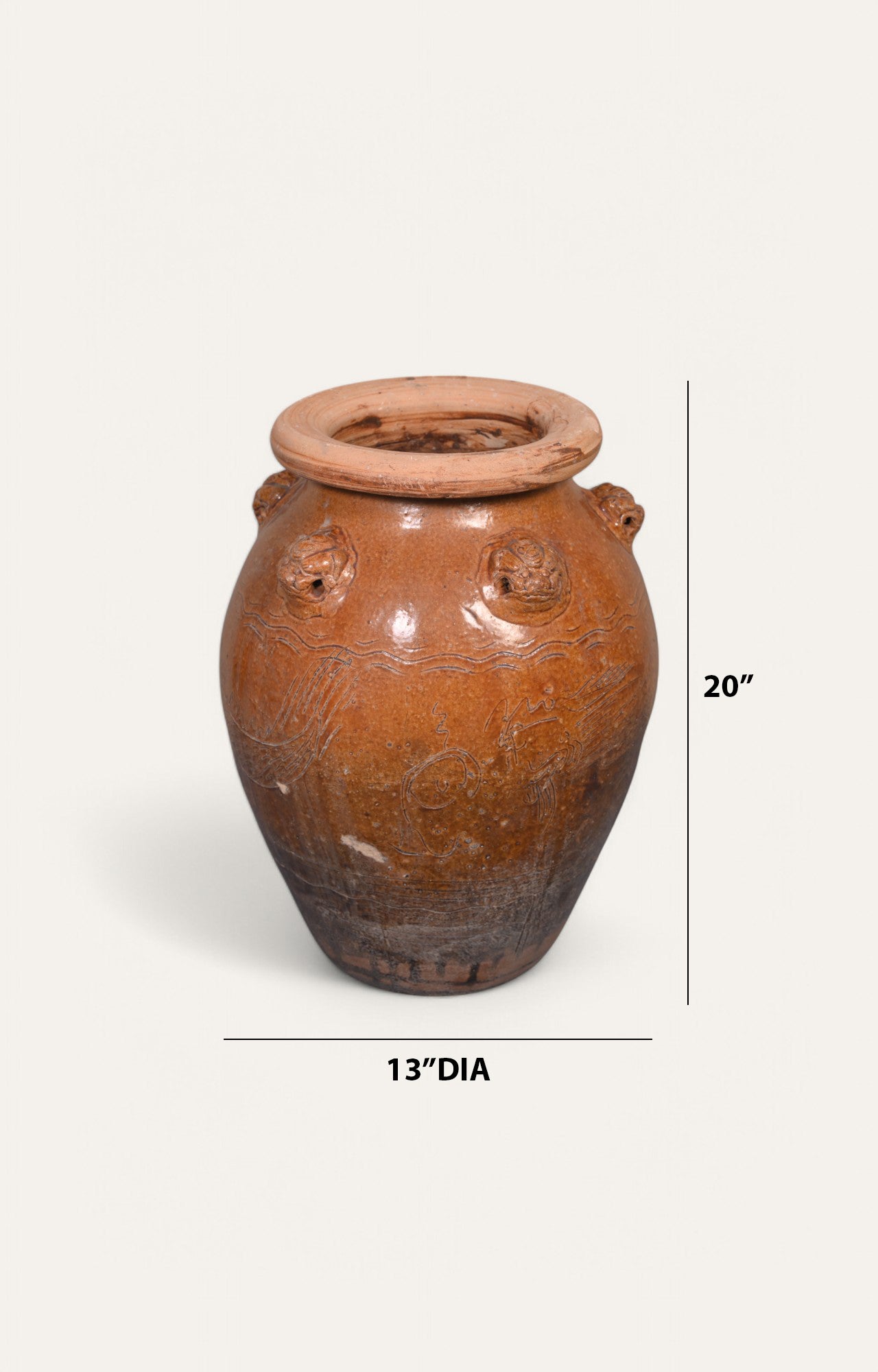 Vintage Chinese Ceramic Pot