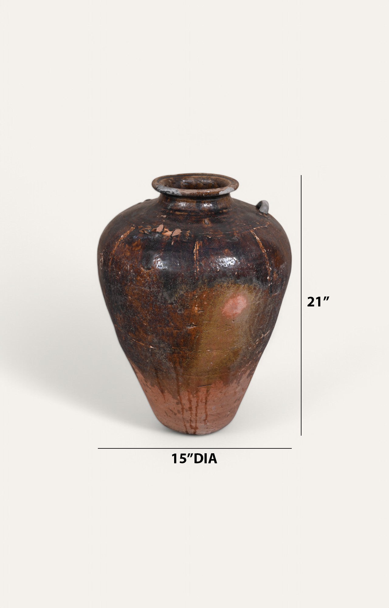 Glazed Terracotta Pot