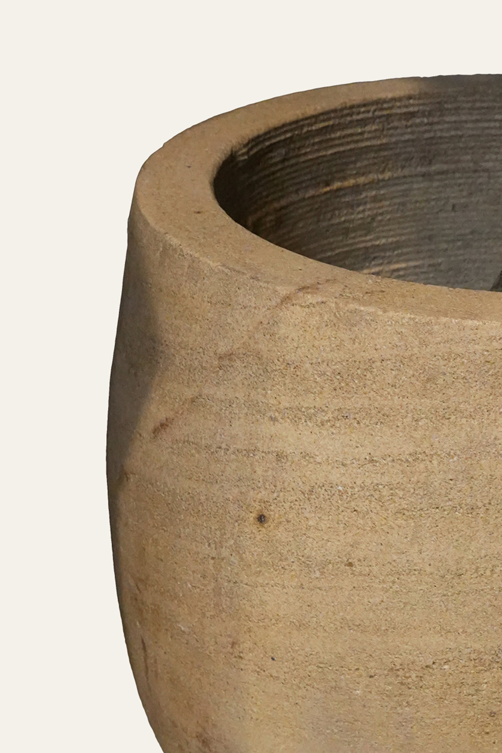 Large Sand Stone Planter for Home & Garden