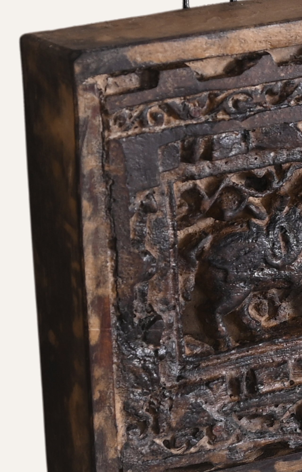 Carved South Asian Panel