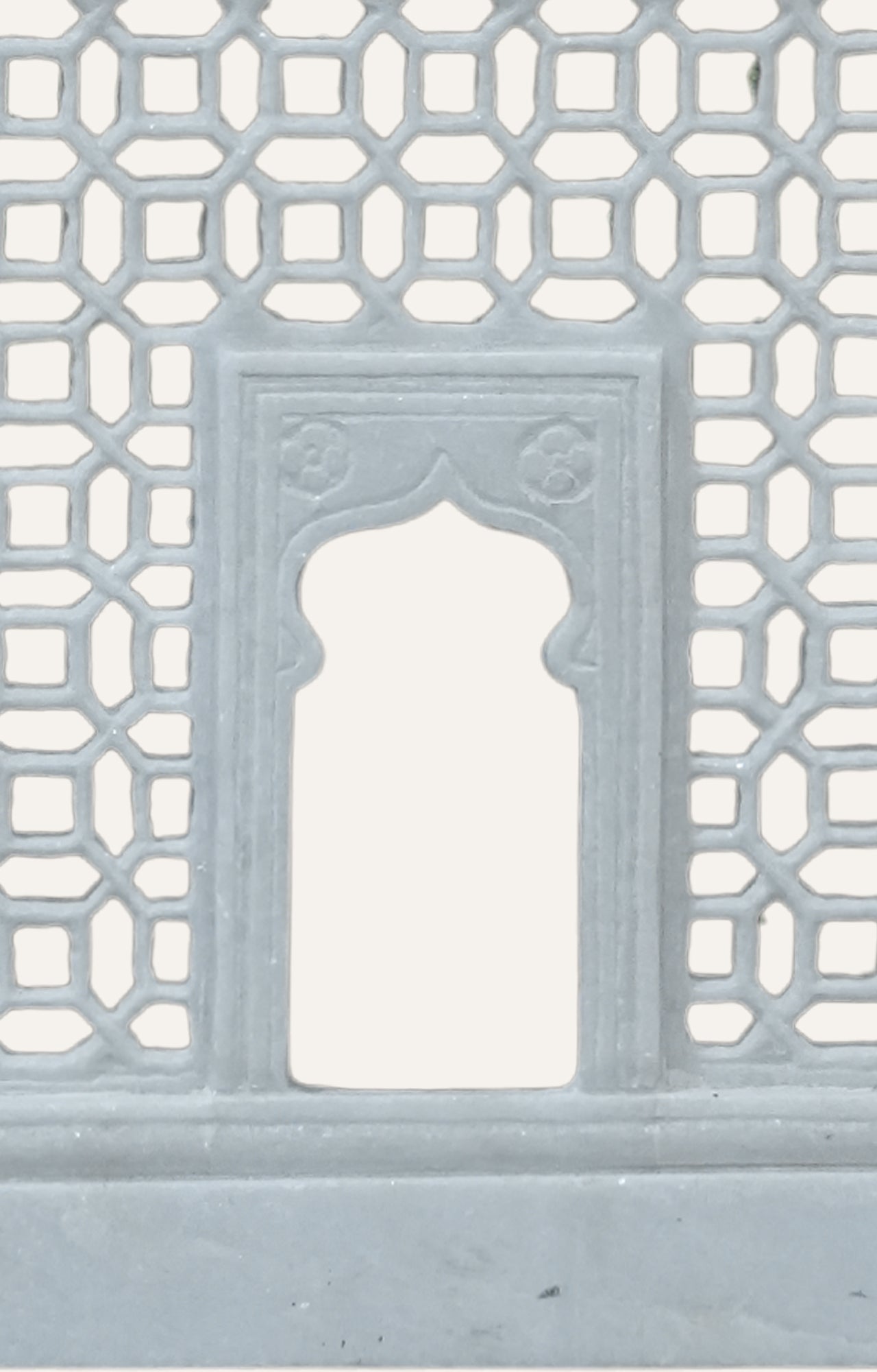 Mughal Hand carved Marble Jali Wall Panel