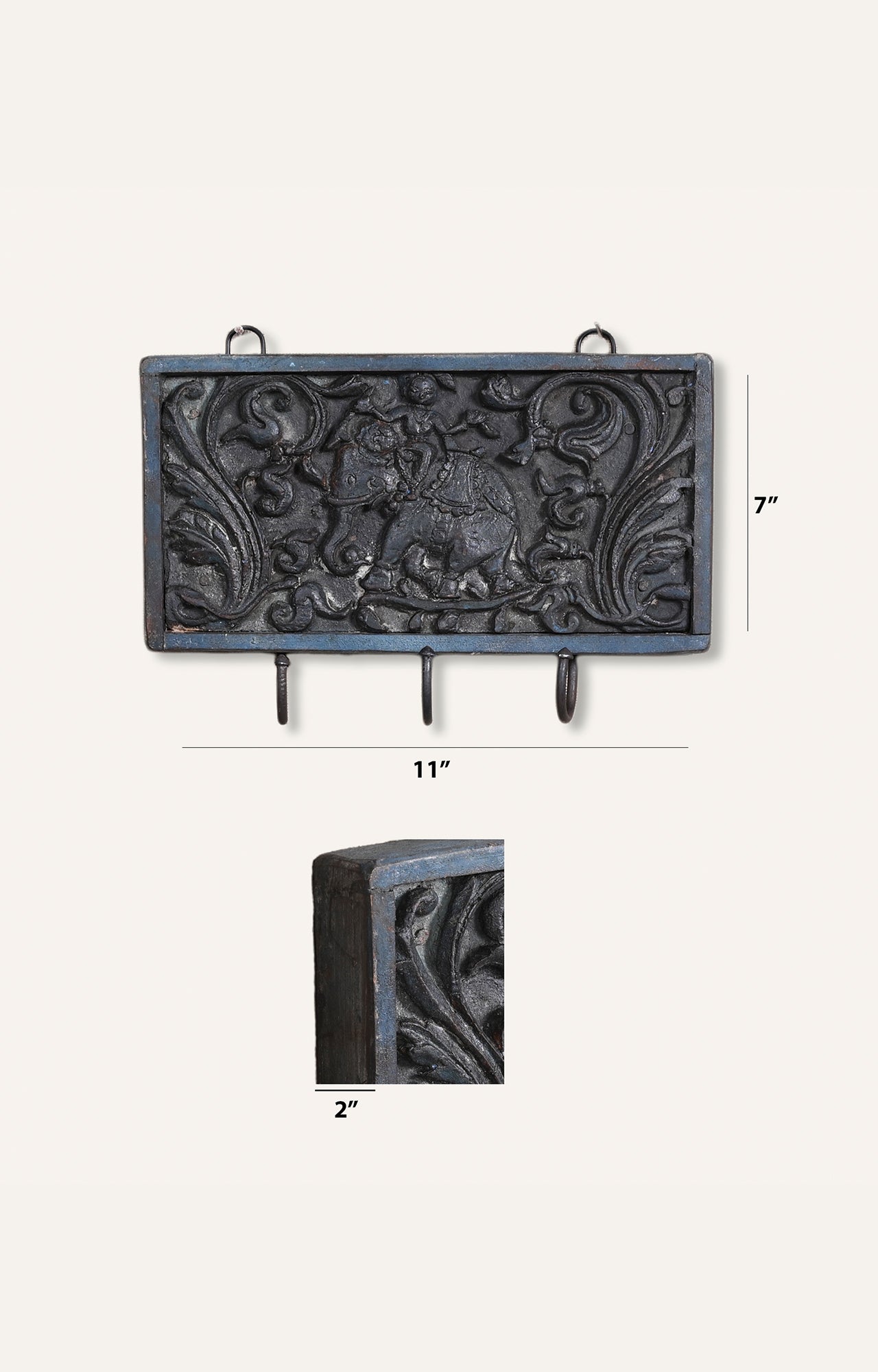 Elephant Carved Panel