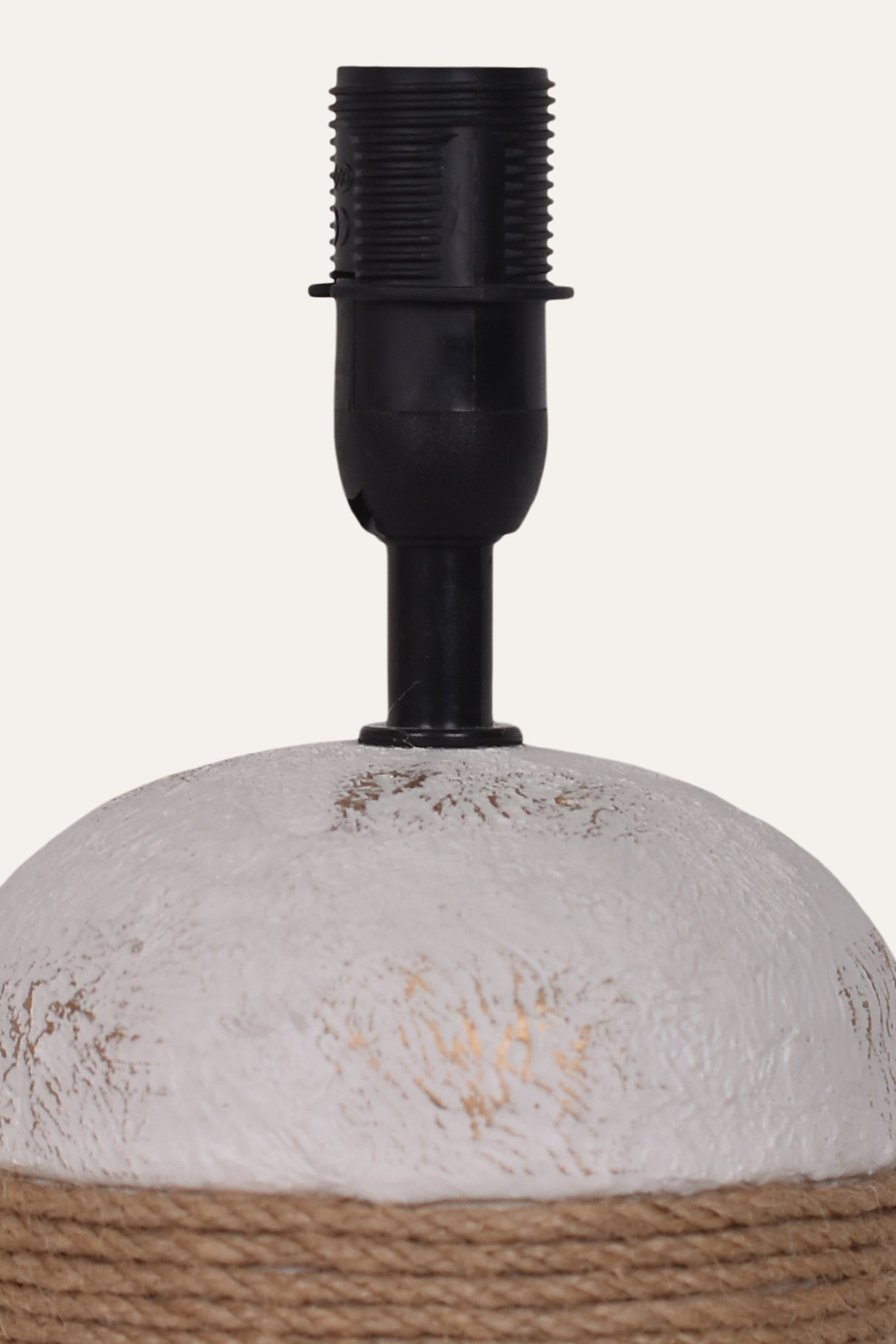 Modern Ceramic Table Lamp with Black Fabric Shade