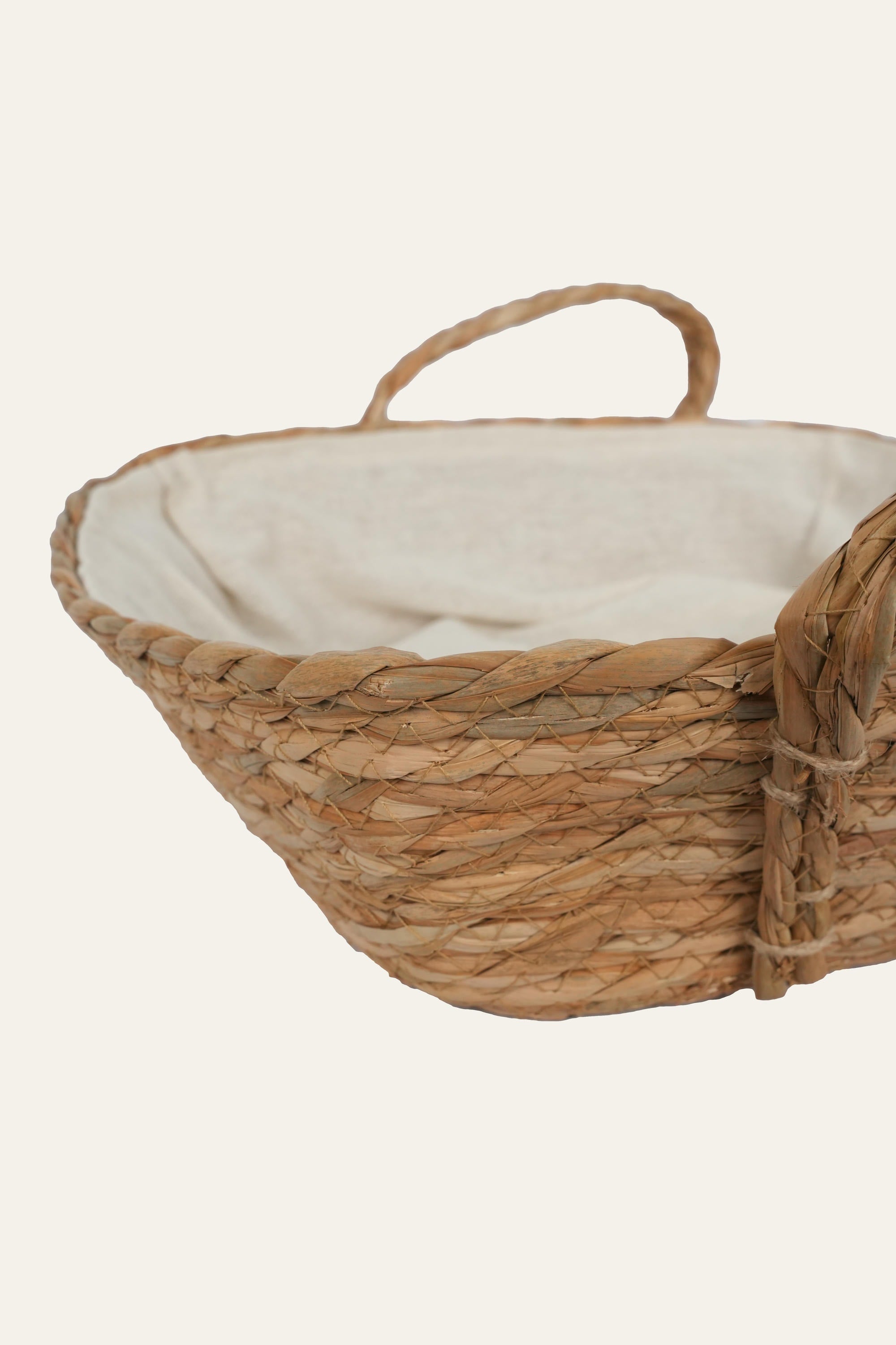 Rectangular Basket with Fabric Liner