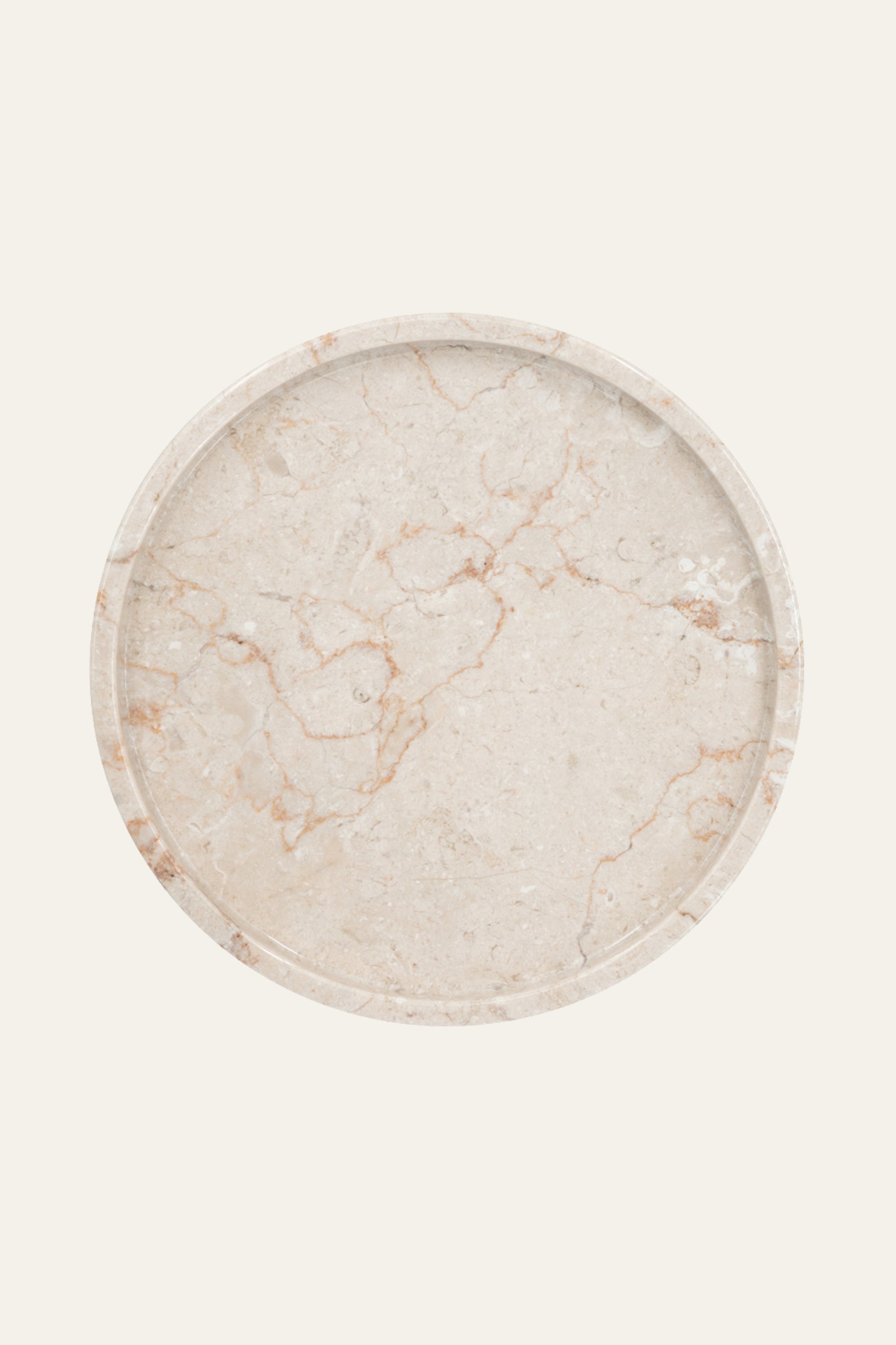 Round Marble Tray for Kitchens