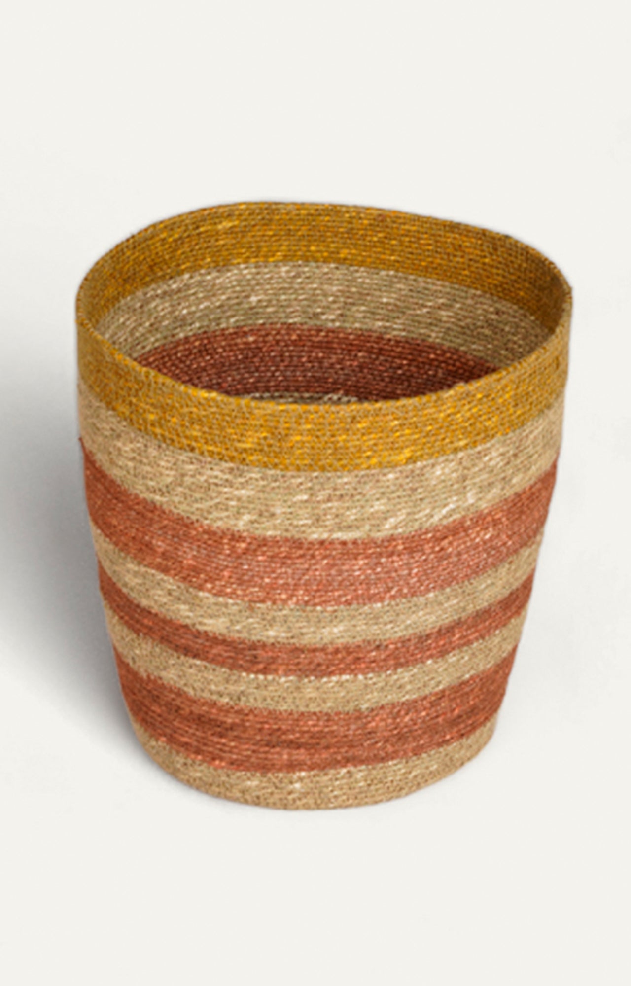 Rust-Striped Seagrass Deep Basket