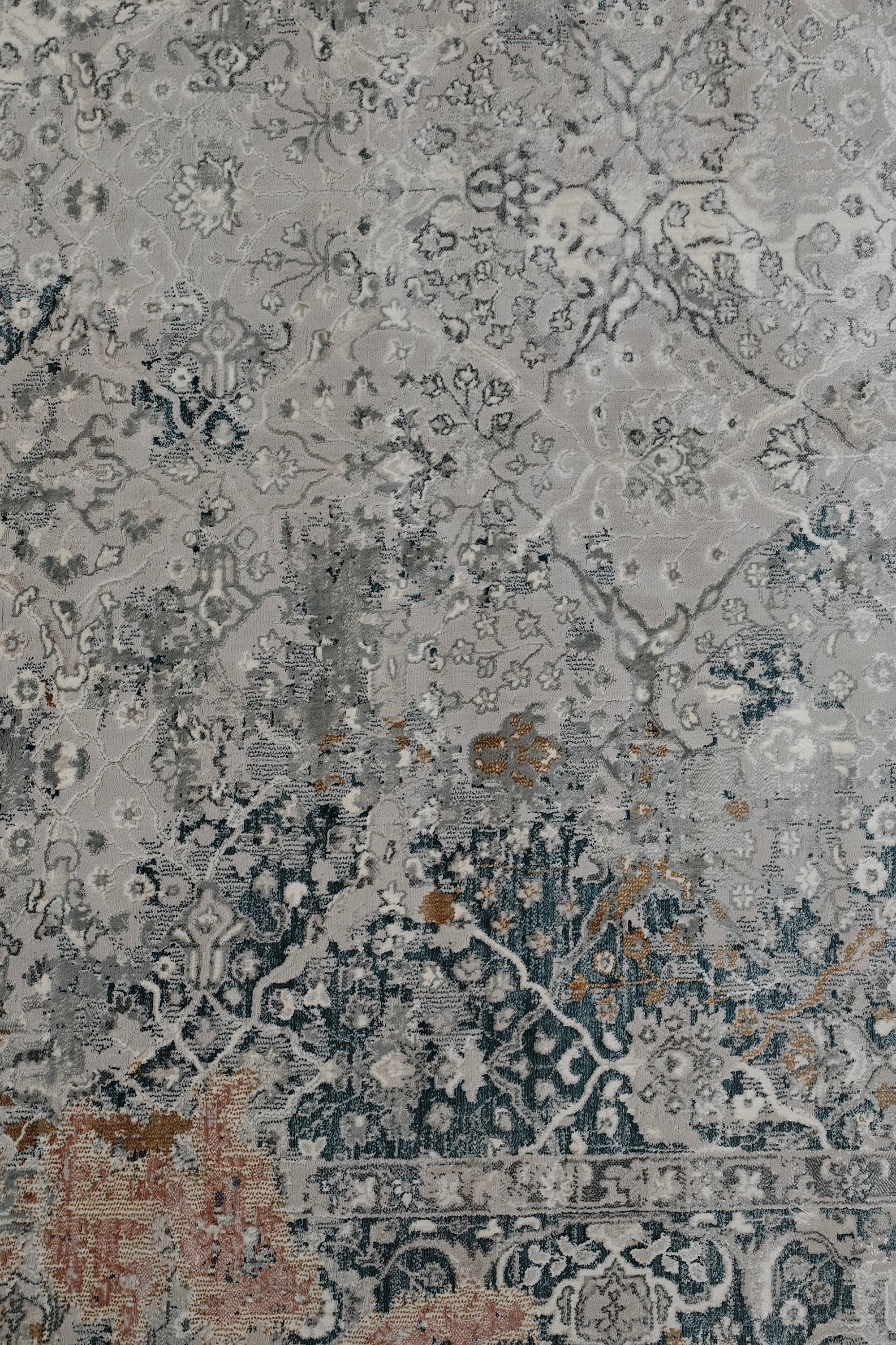 8 x 12 ft Persian Floral Diamond Trellis Transitional Area Carpet