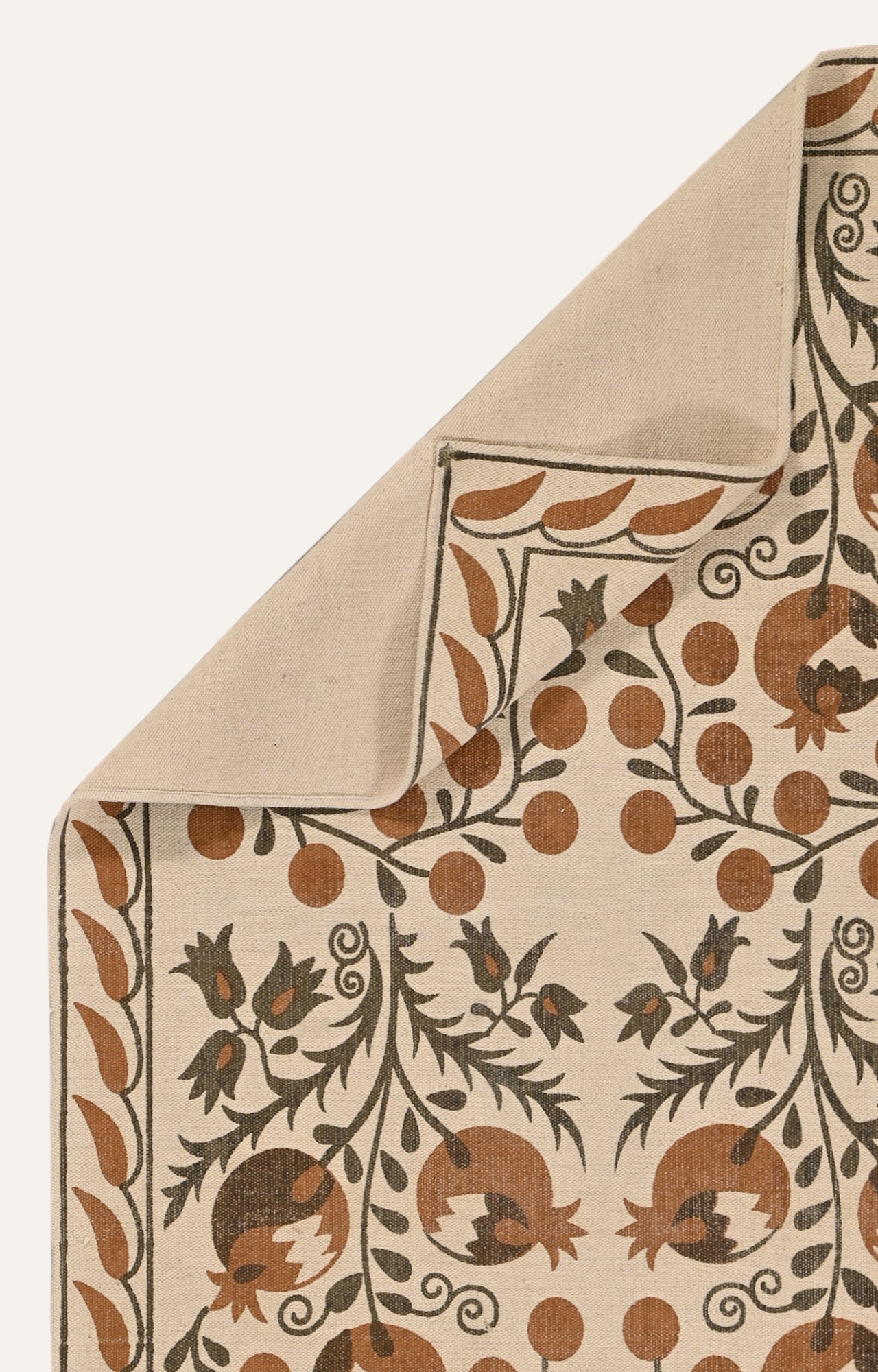 Pomegranate Patio Cotton Rug