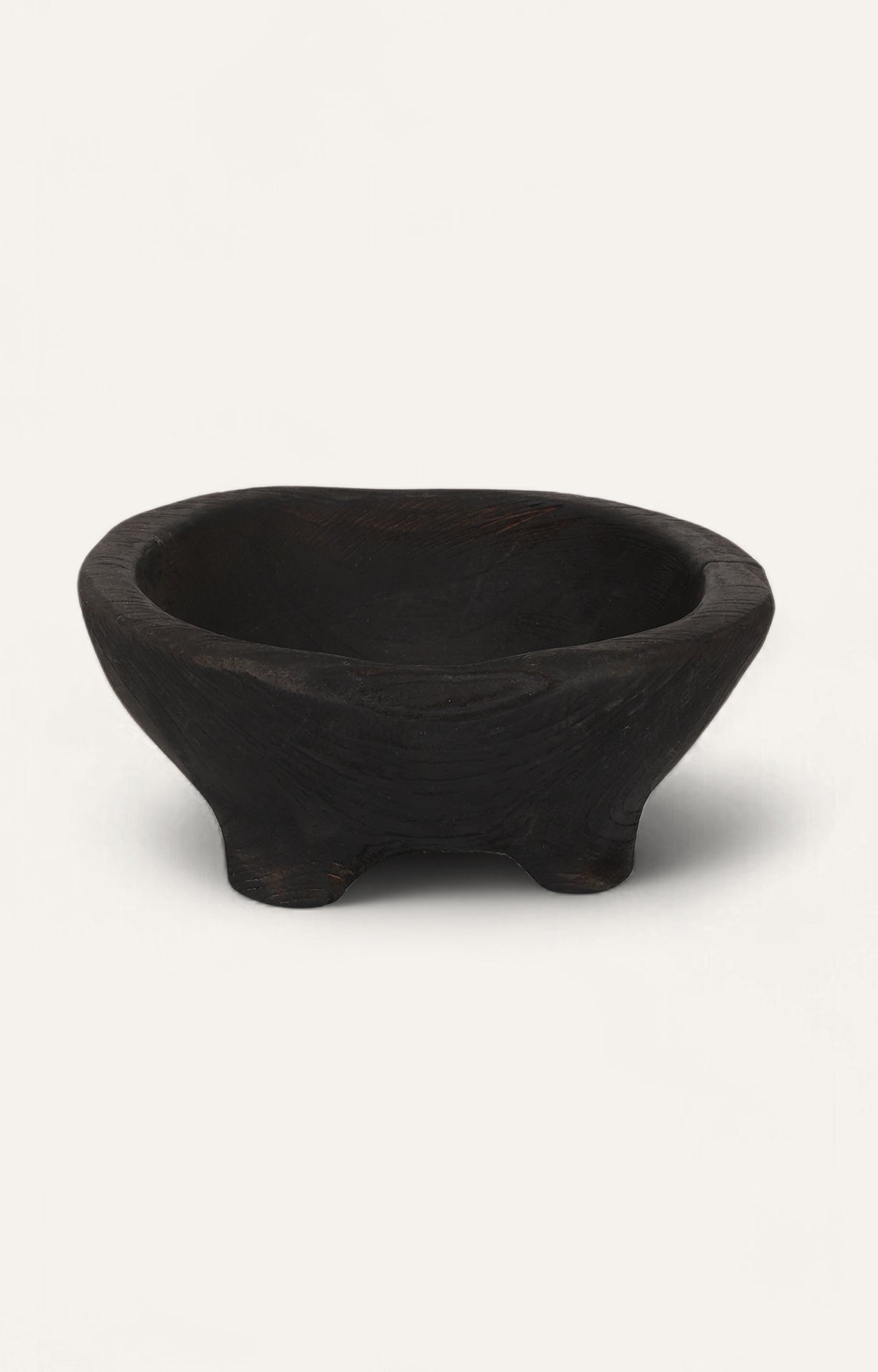 Charcoal Black Pedestal Bowl Set of 2