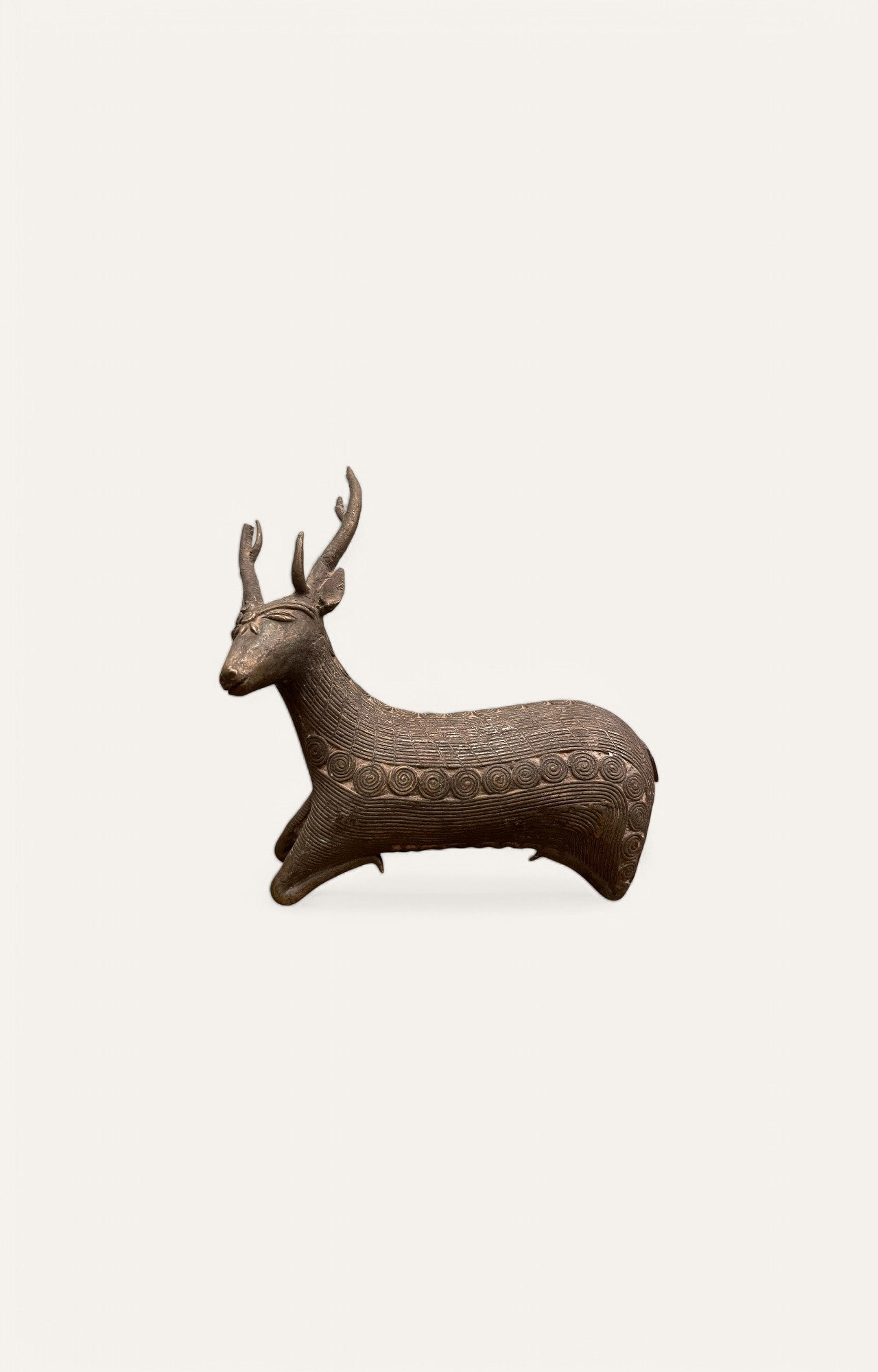 Gazelle Brass Vintage Figurine
