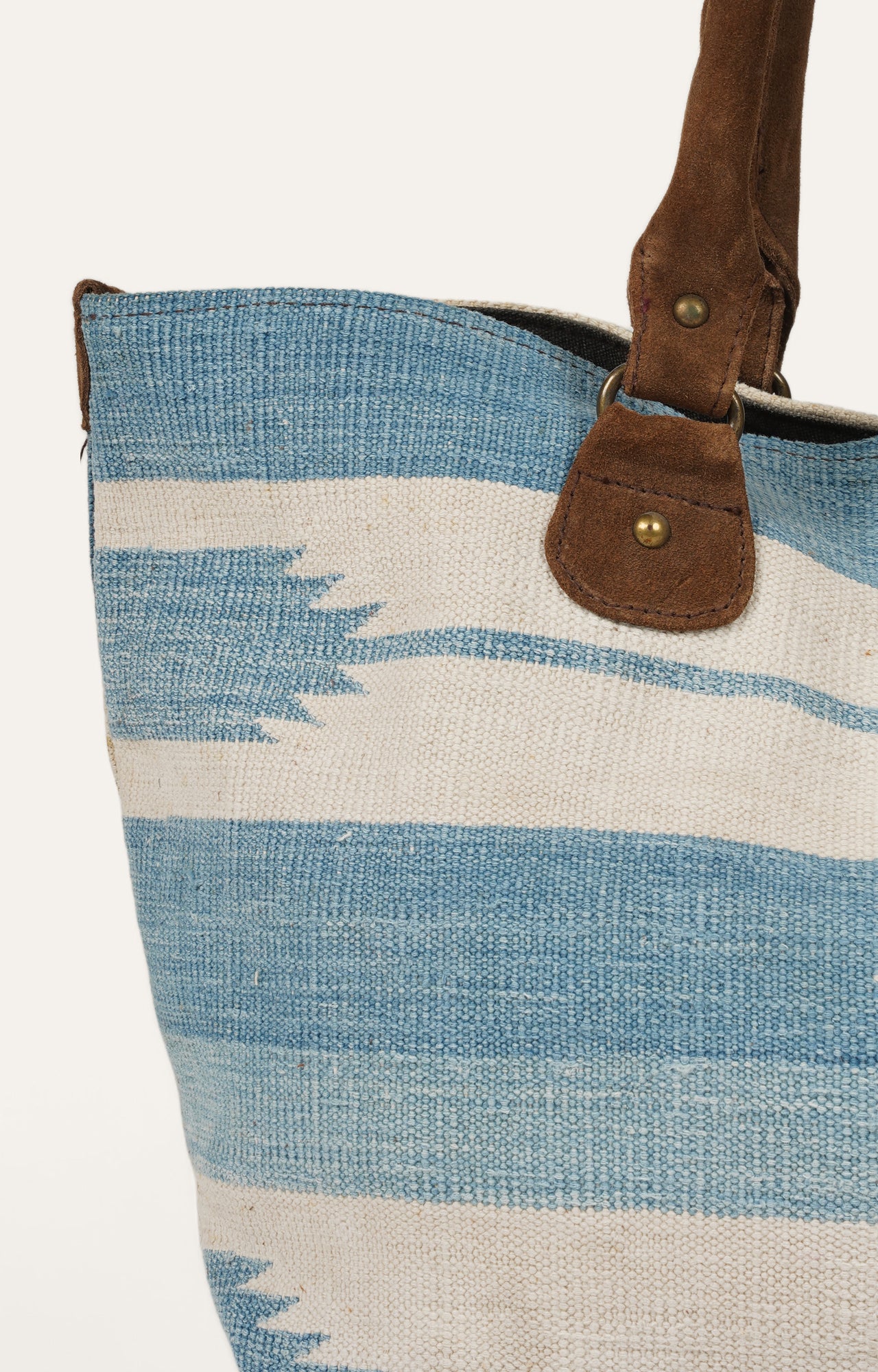 Washed Blue Tote Bag