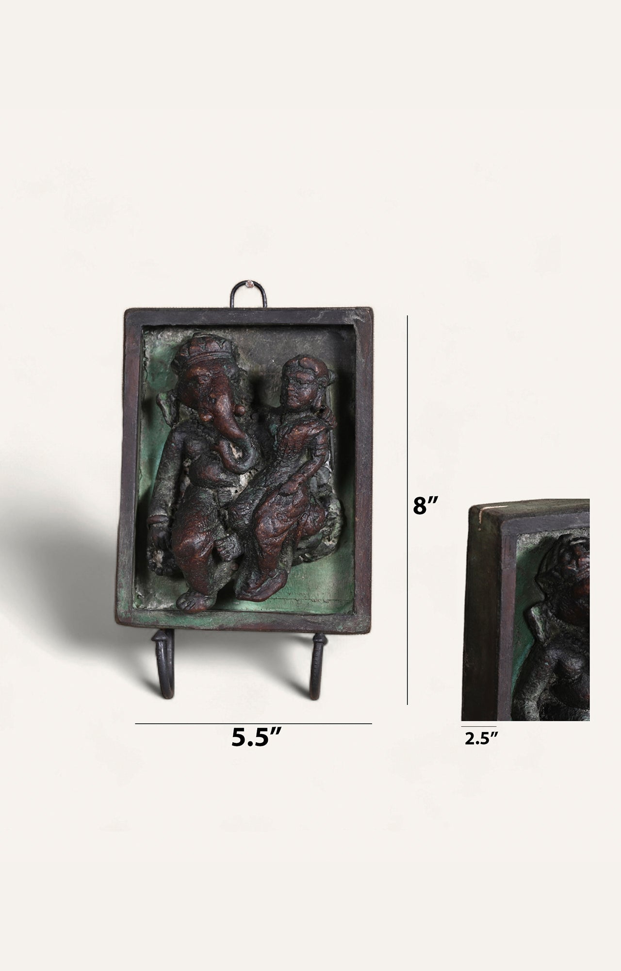 Carved Ganesha Panel