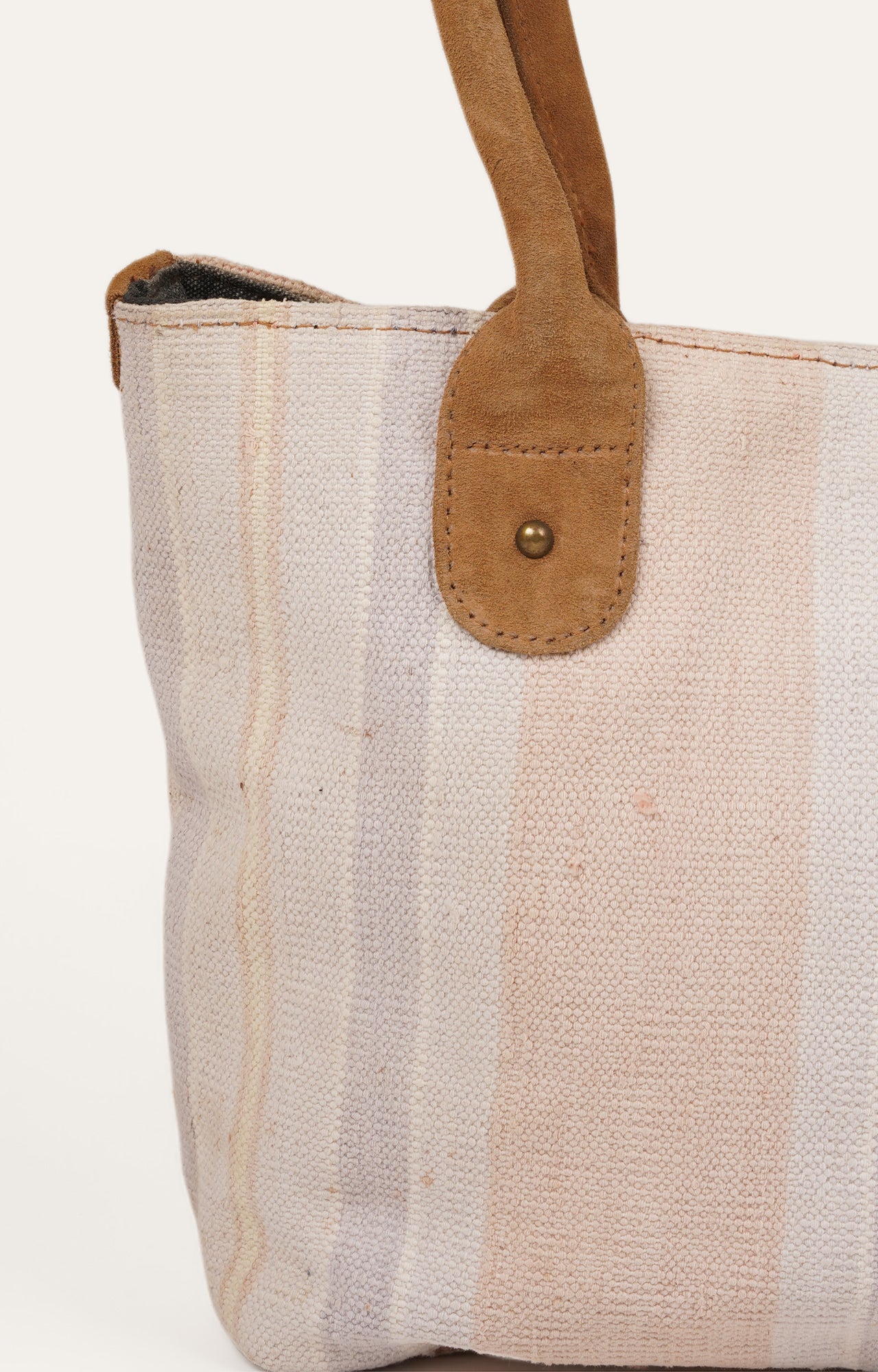 The Blush Weave Cotton Tote Bag