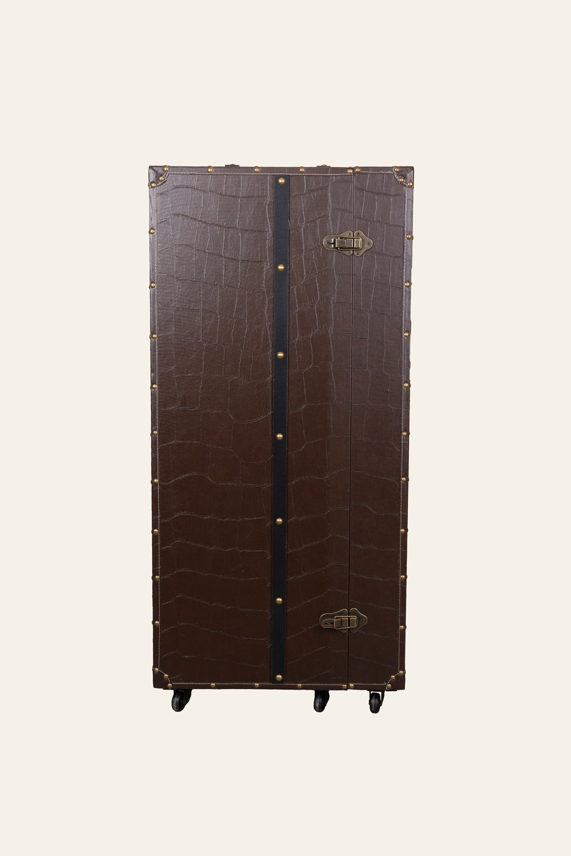 Rectangular Espresso Brown Bar Cabinet