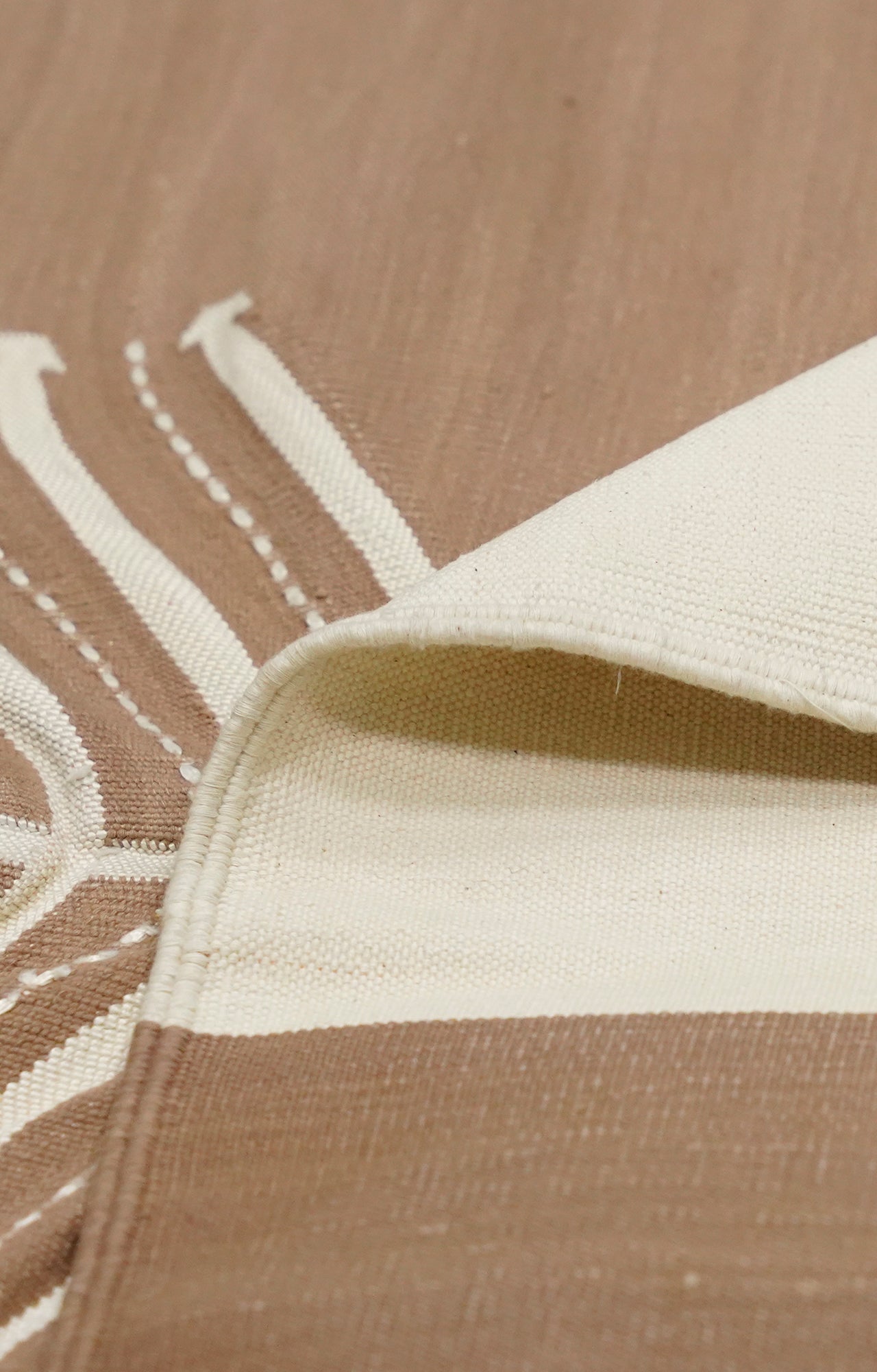 Earthy Handwoven Cotton Rug