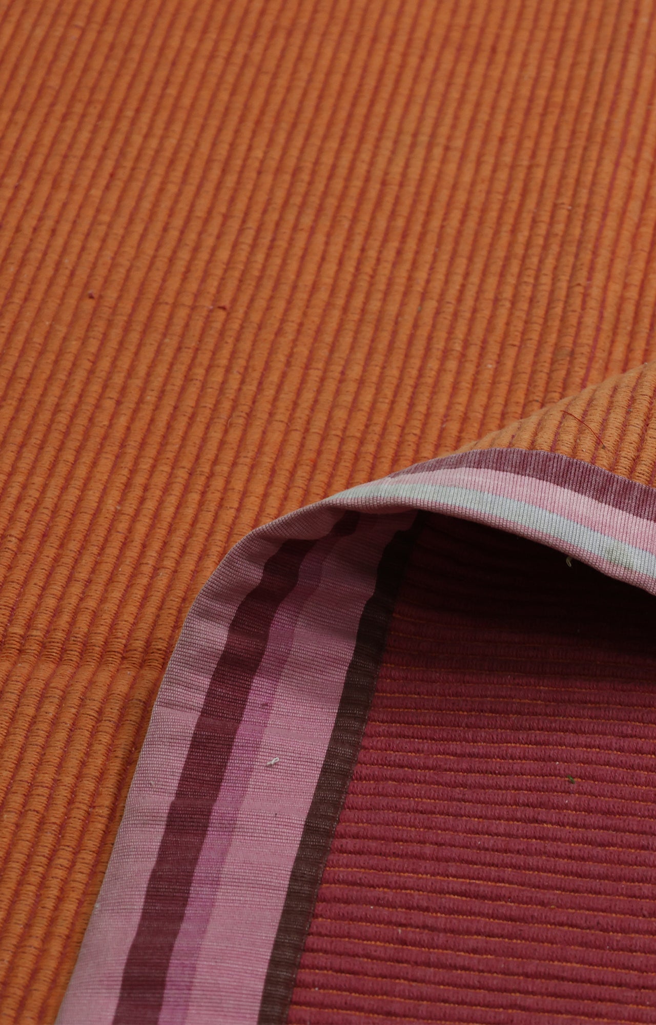 Saffron Handwoven Cotton Rug