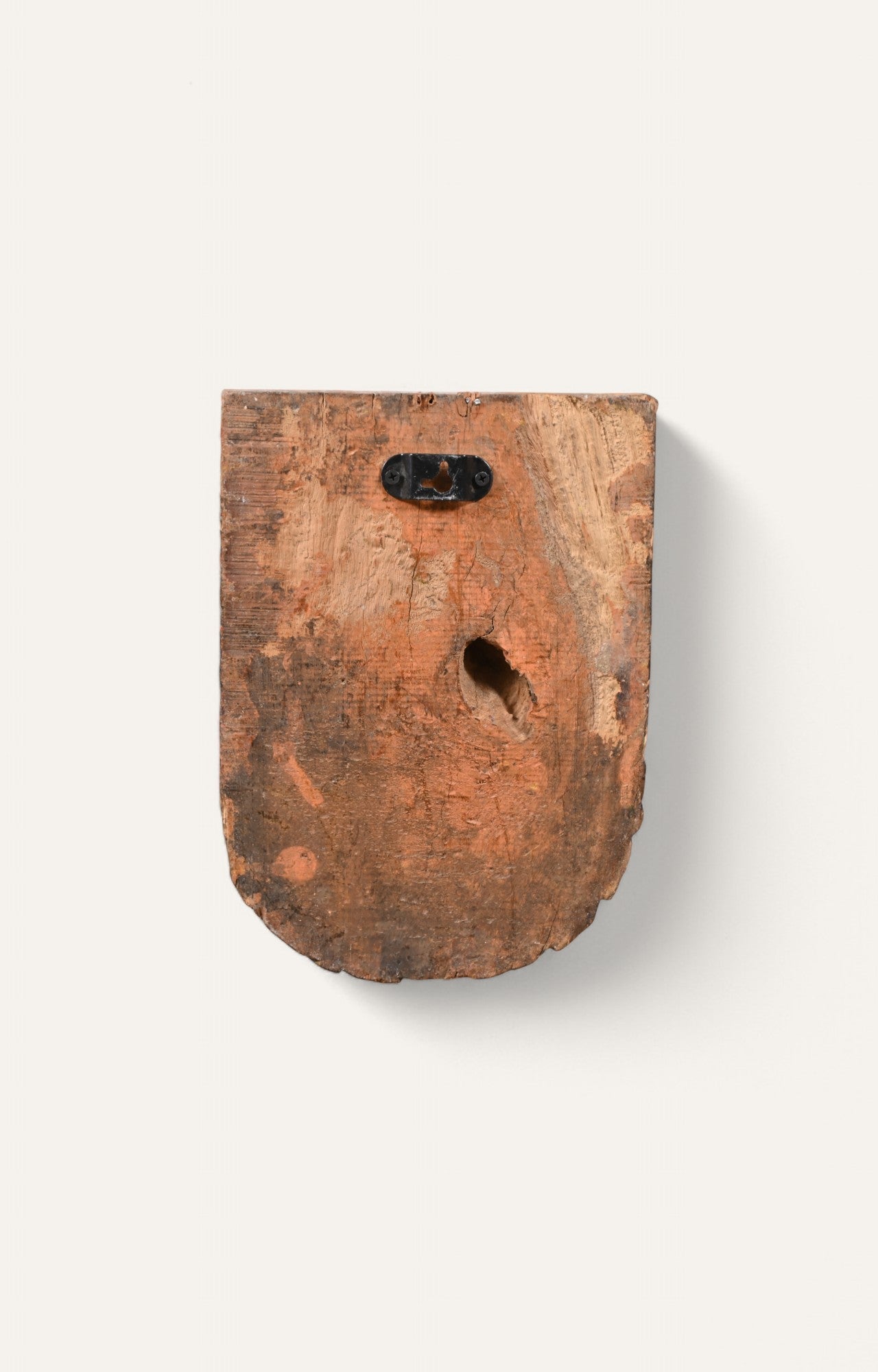 Hand-Carved Wooden Tiger Wall Mask