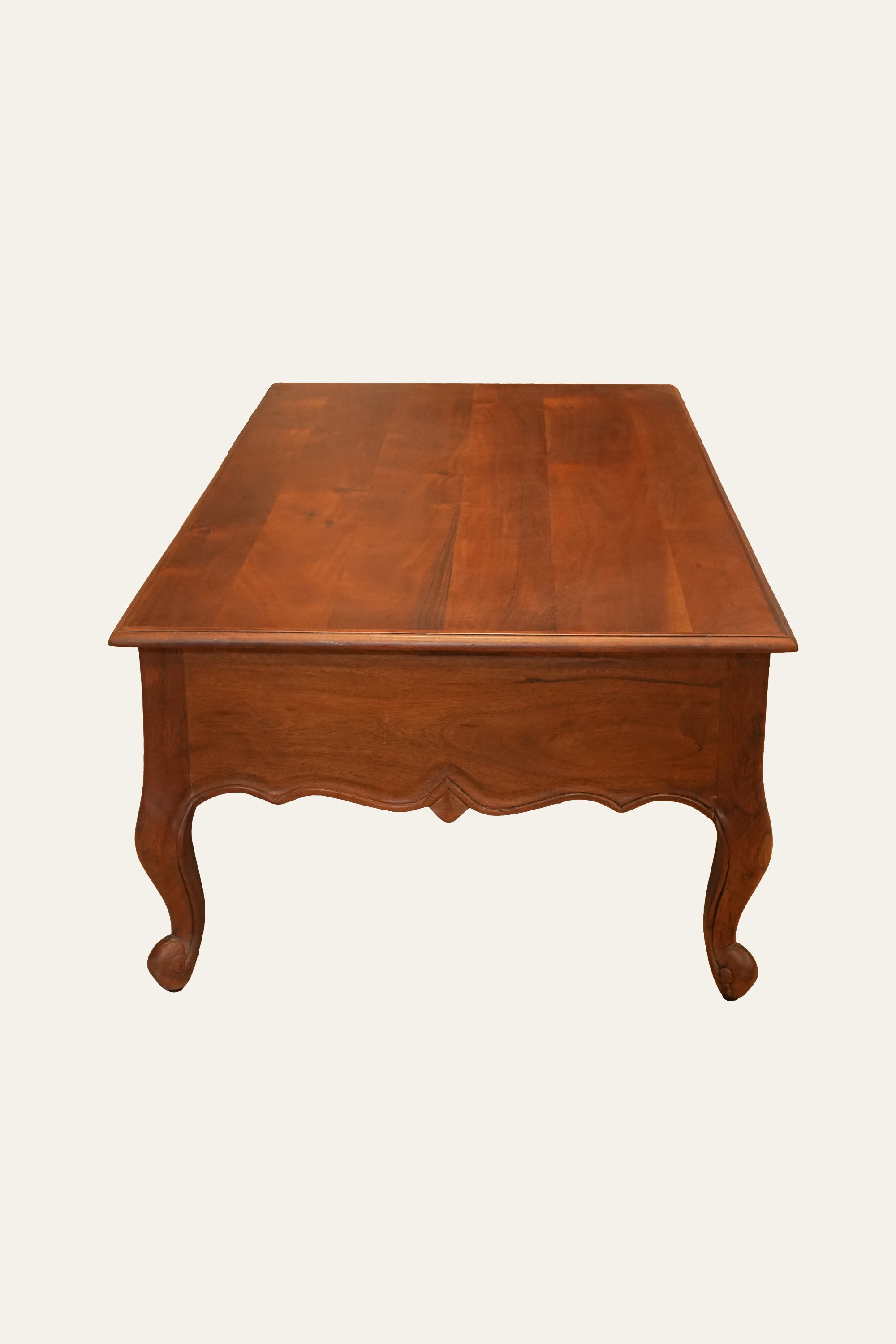 French Style Coffee Table with Two Inbuilt Drawers